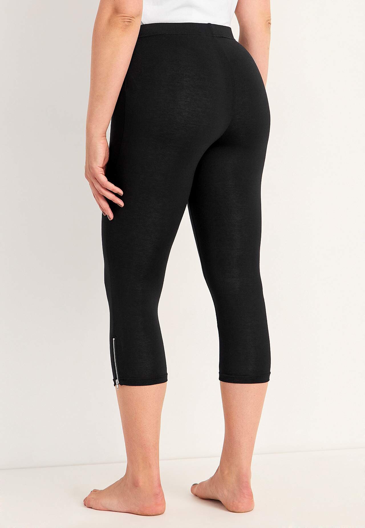 Capri legging met ritsen Moa