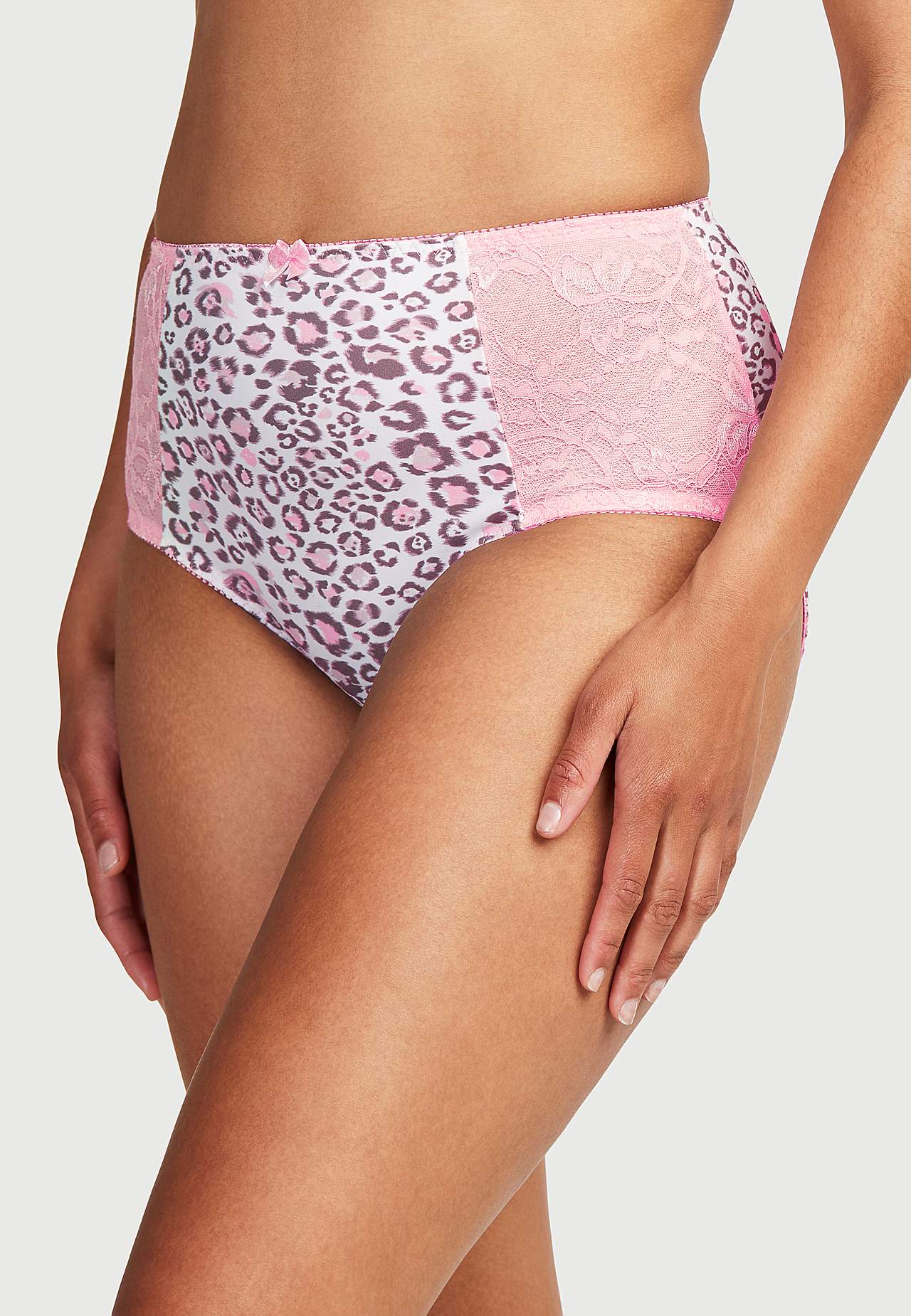 Luipaardkleurige maxi-slip