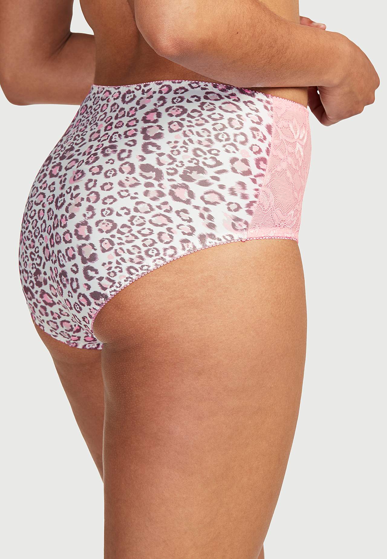 Luipaardkleurige maxi-slip