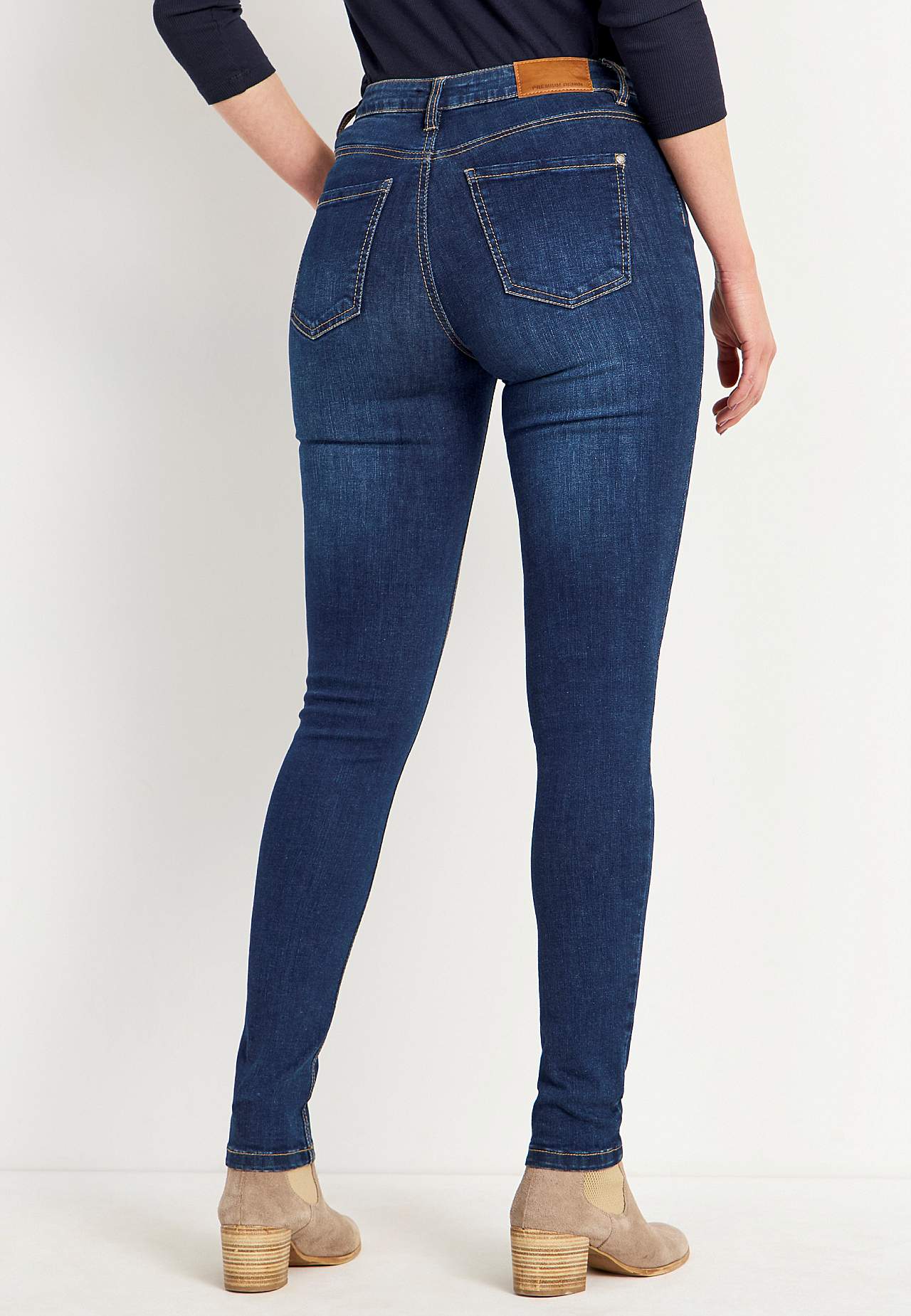 Spijkerbroek van superstretch denim