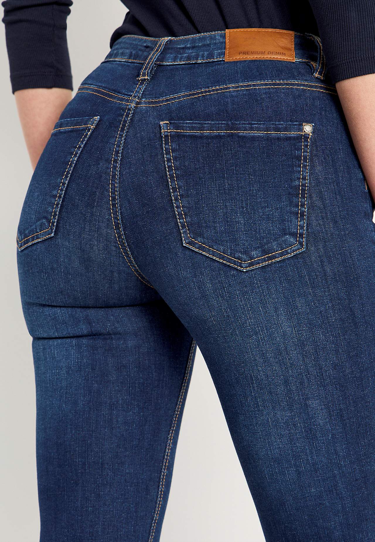 Spijkerbroek van superstretch denim