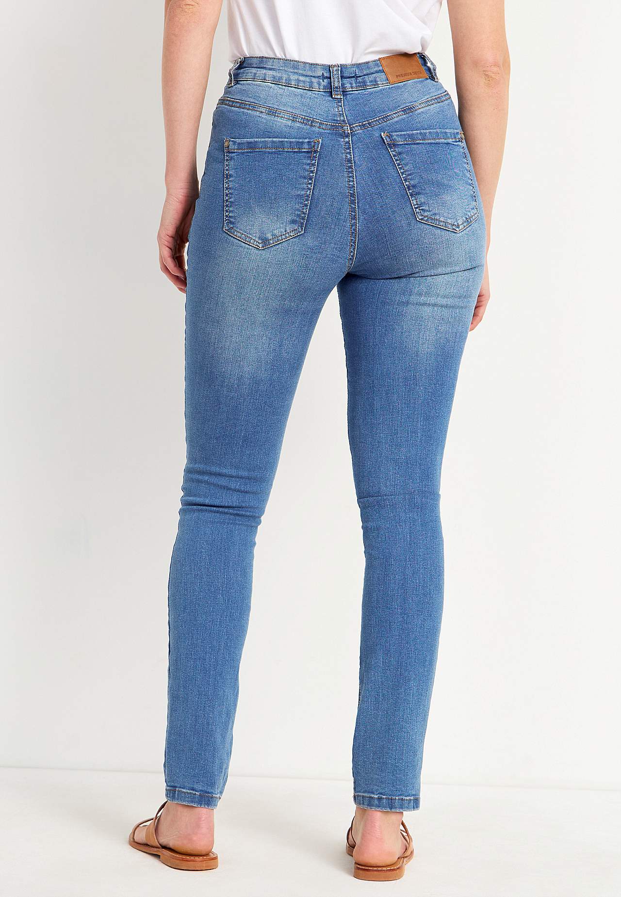 Spijkerbroek van superstretch denim