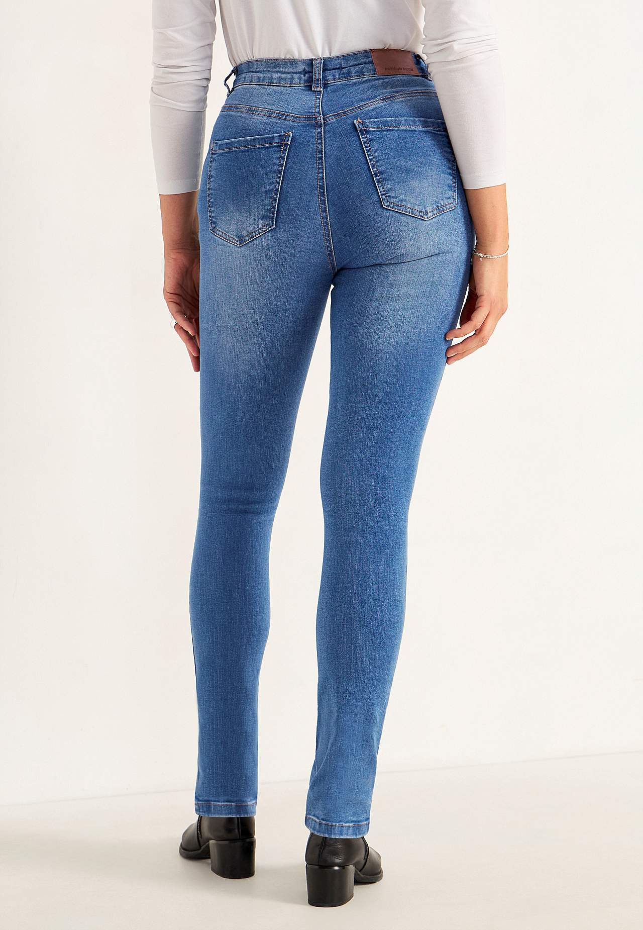 Spijkerbroek van superstretch denim Ella