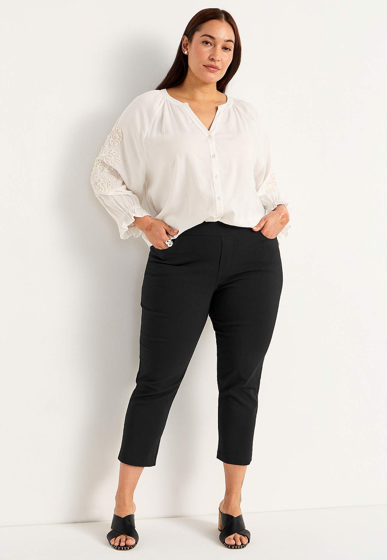 Super comfortabele capri broek