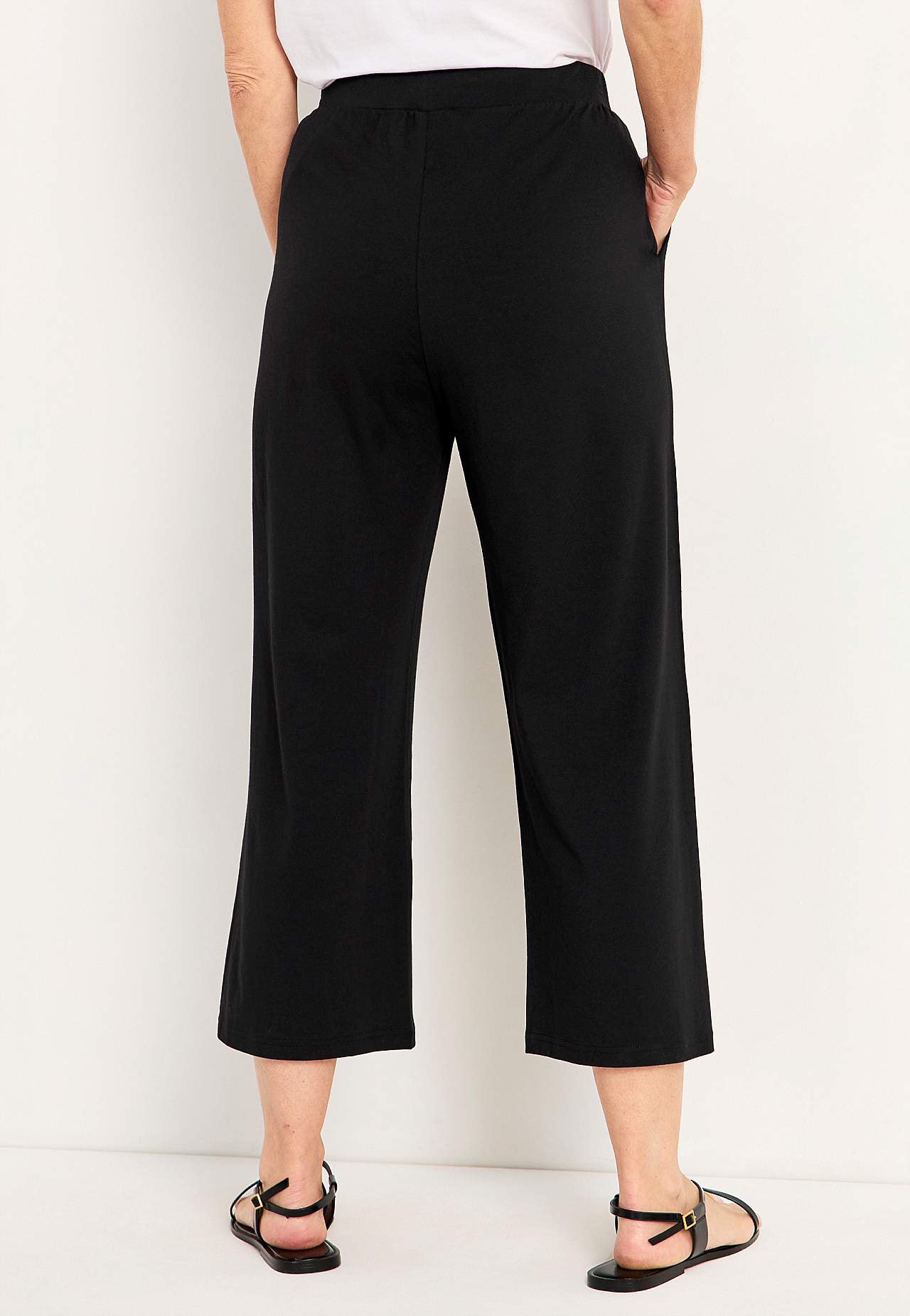 Jersey broek van zachte katoen en modal mix