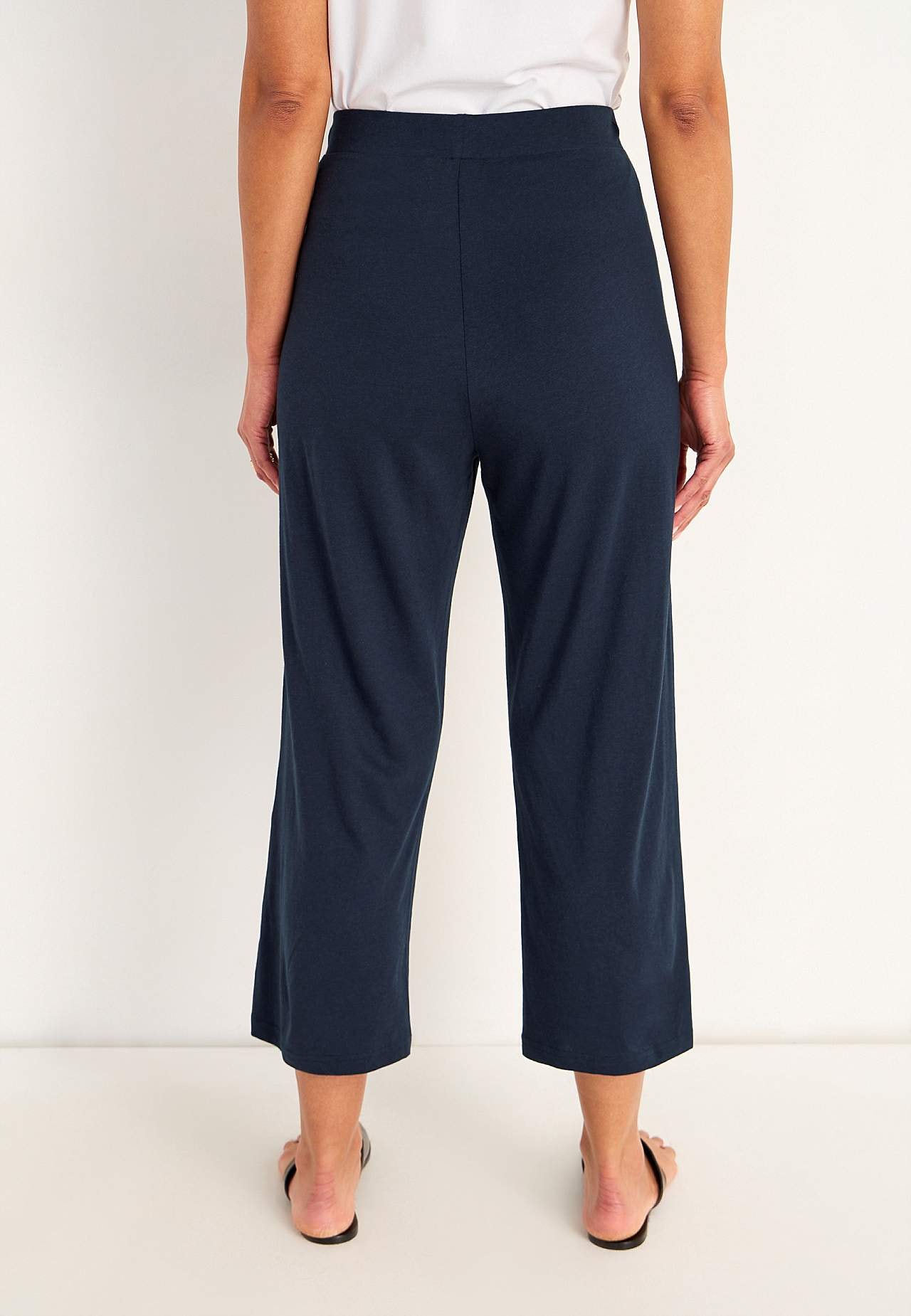 Jersey broek van zachte katoen en modal mix