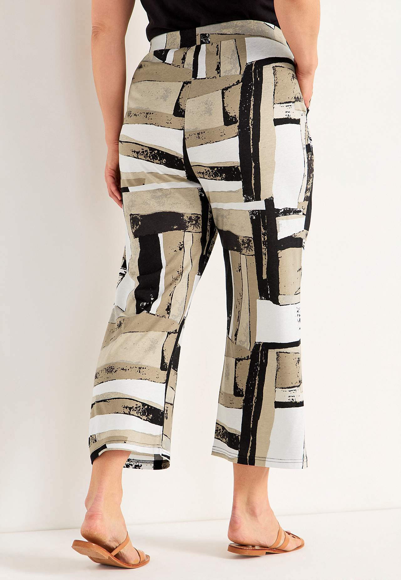 Jersey broek van zachte katoen en modal mix