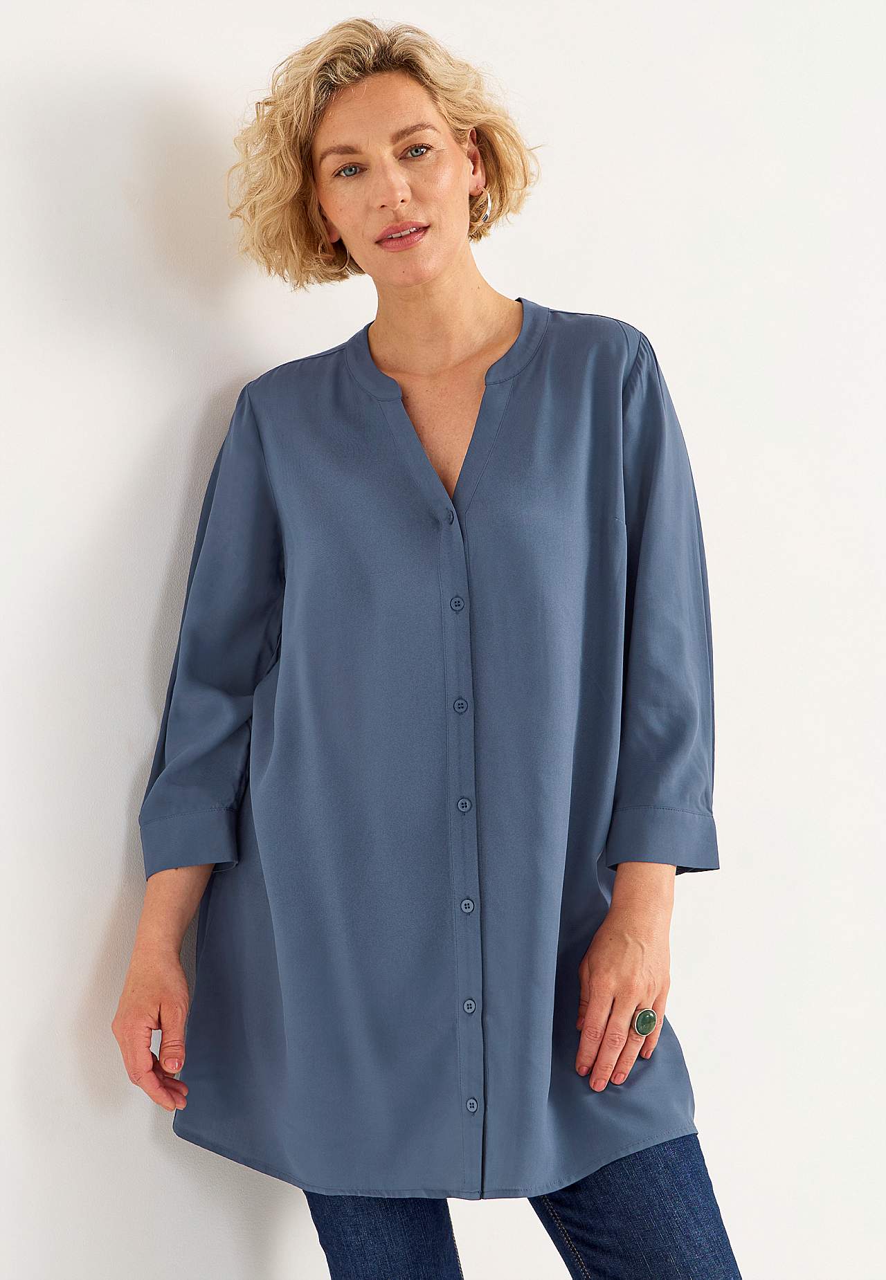 Tuniek met 3/4 mouw