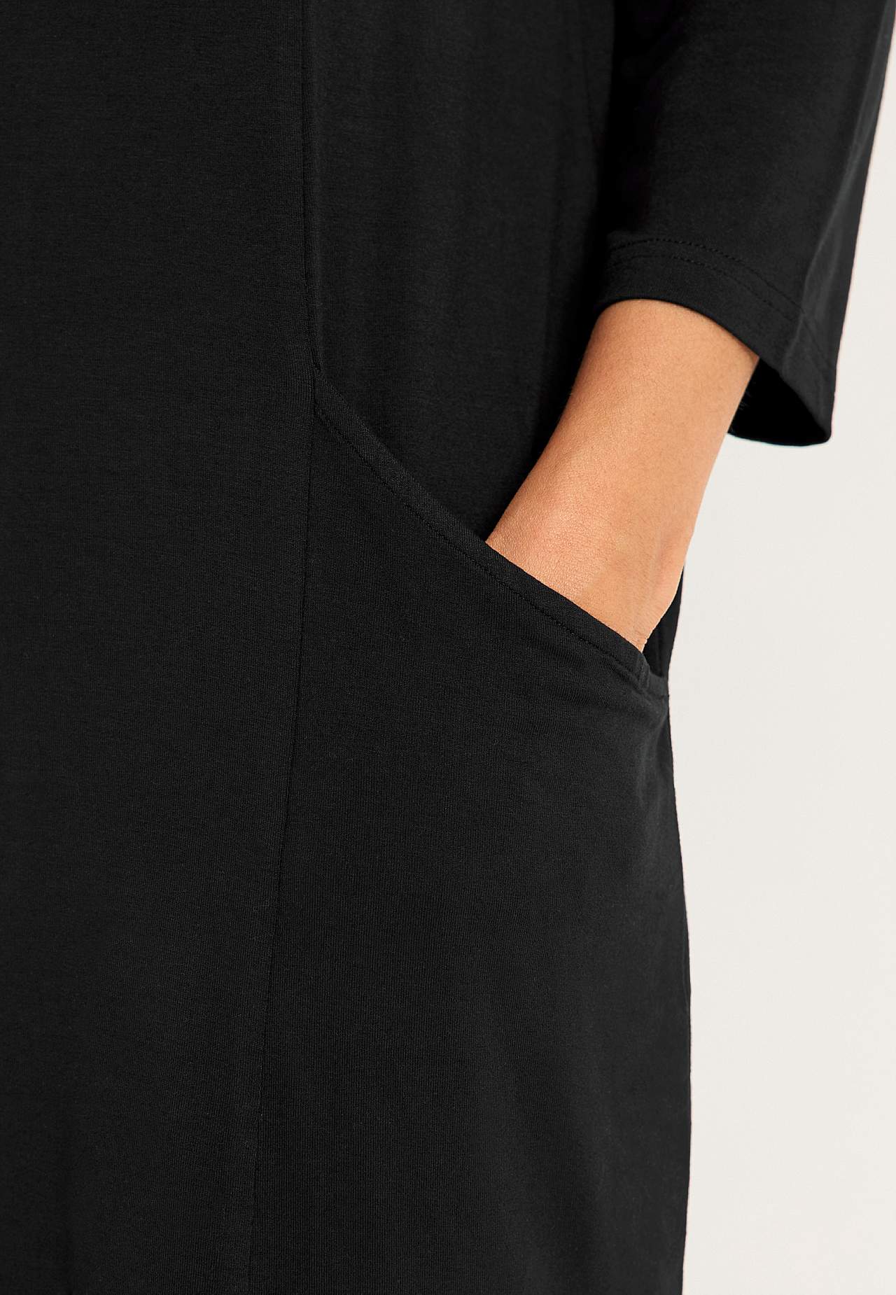 Jersey tuniek met zakken