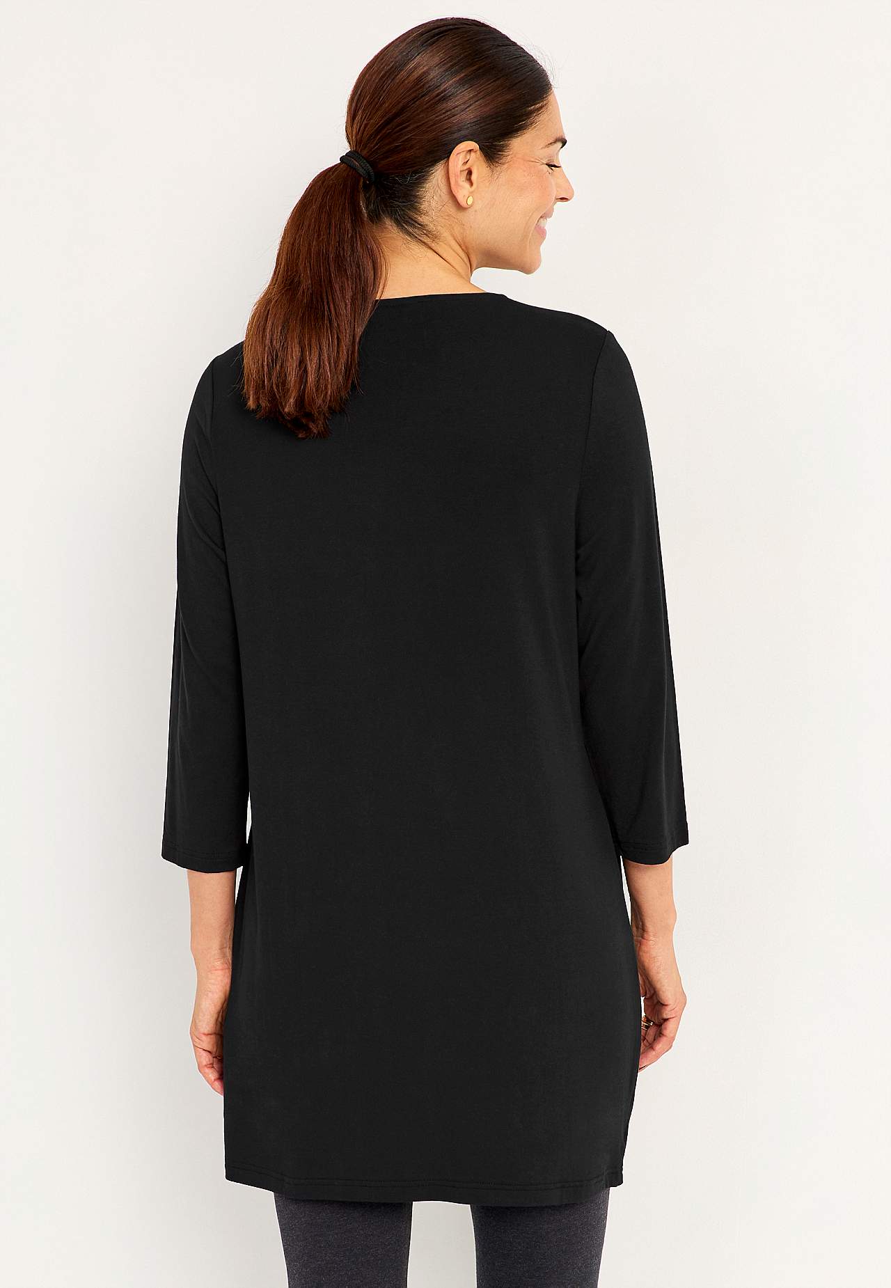 Jersey tuniek met zakken