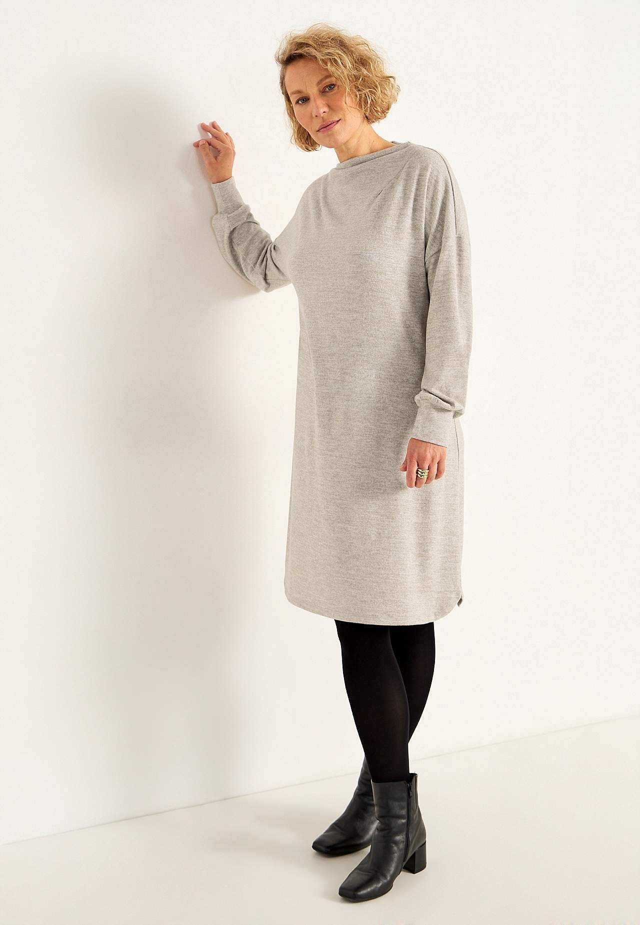 Jerseyjurk met zelfbindende riem