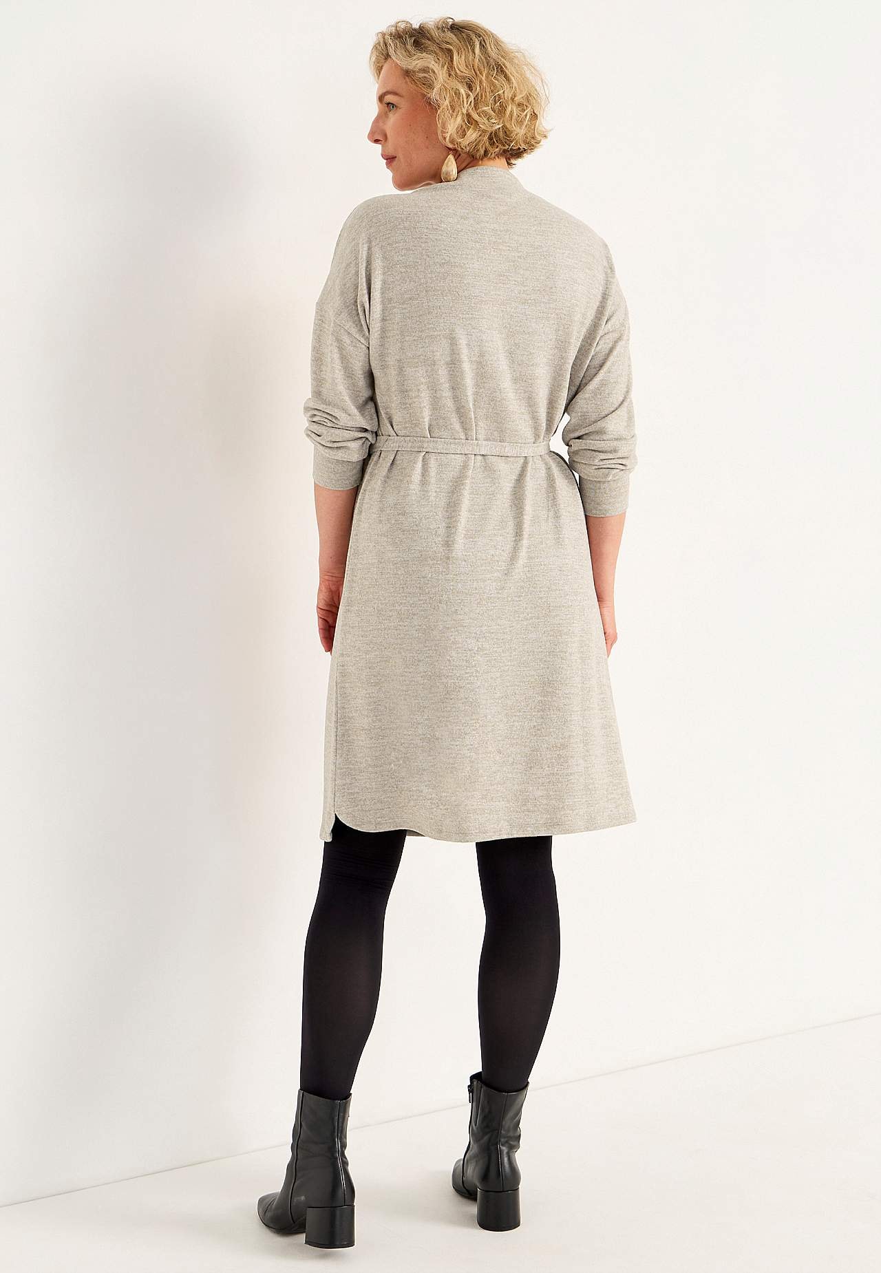 Jerseyjurk met zelfbindende riem