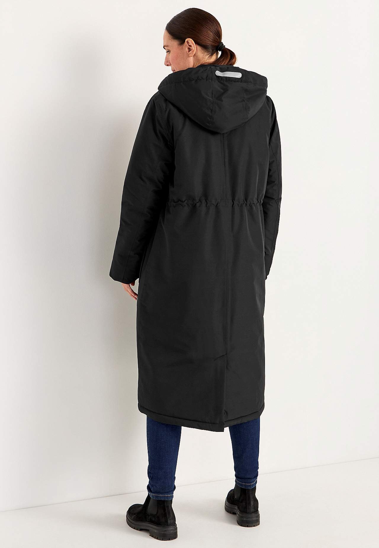 Functionele, gevoerde en lange parka