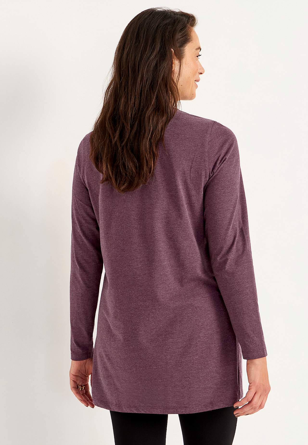 Jersey tuniek met zakken