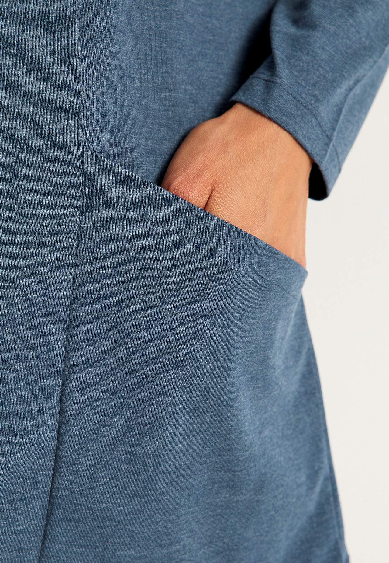 Jersey tuniek met zakken