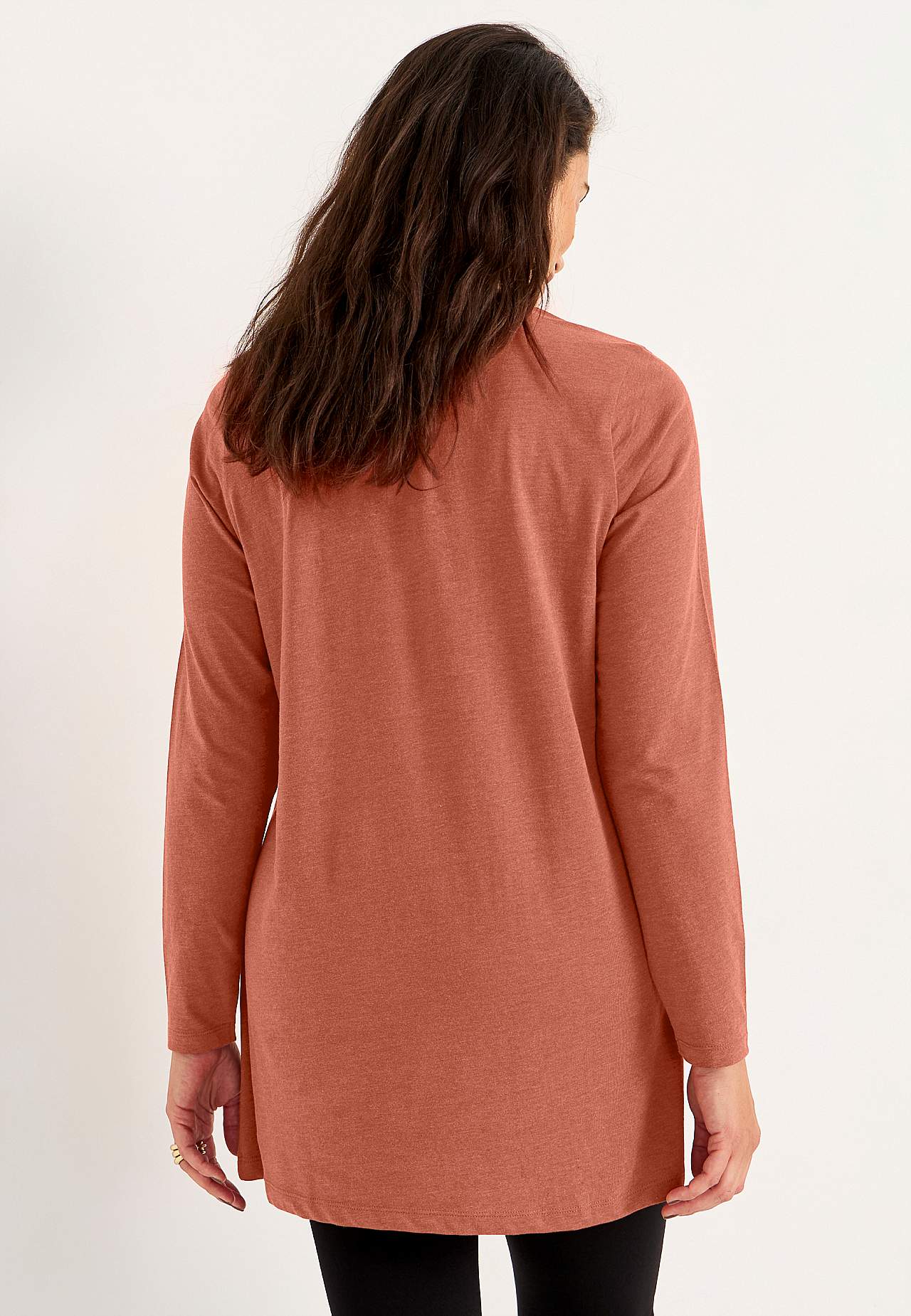 Jersey tuniek met zakken