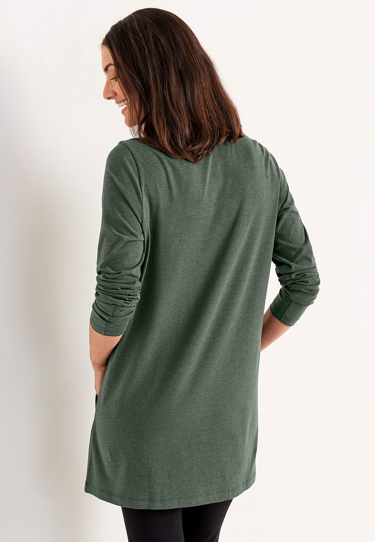 Jersey tuniek met zakken