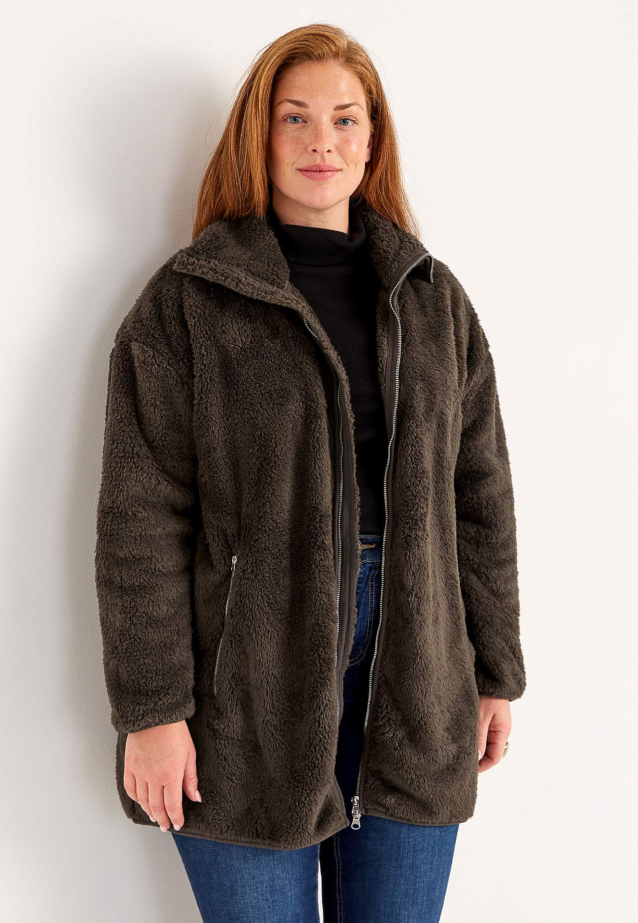 Super zachte fleece-jas