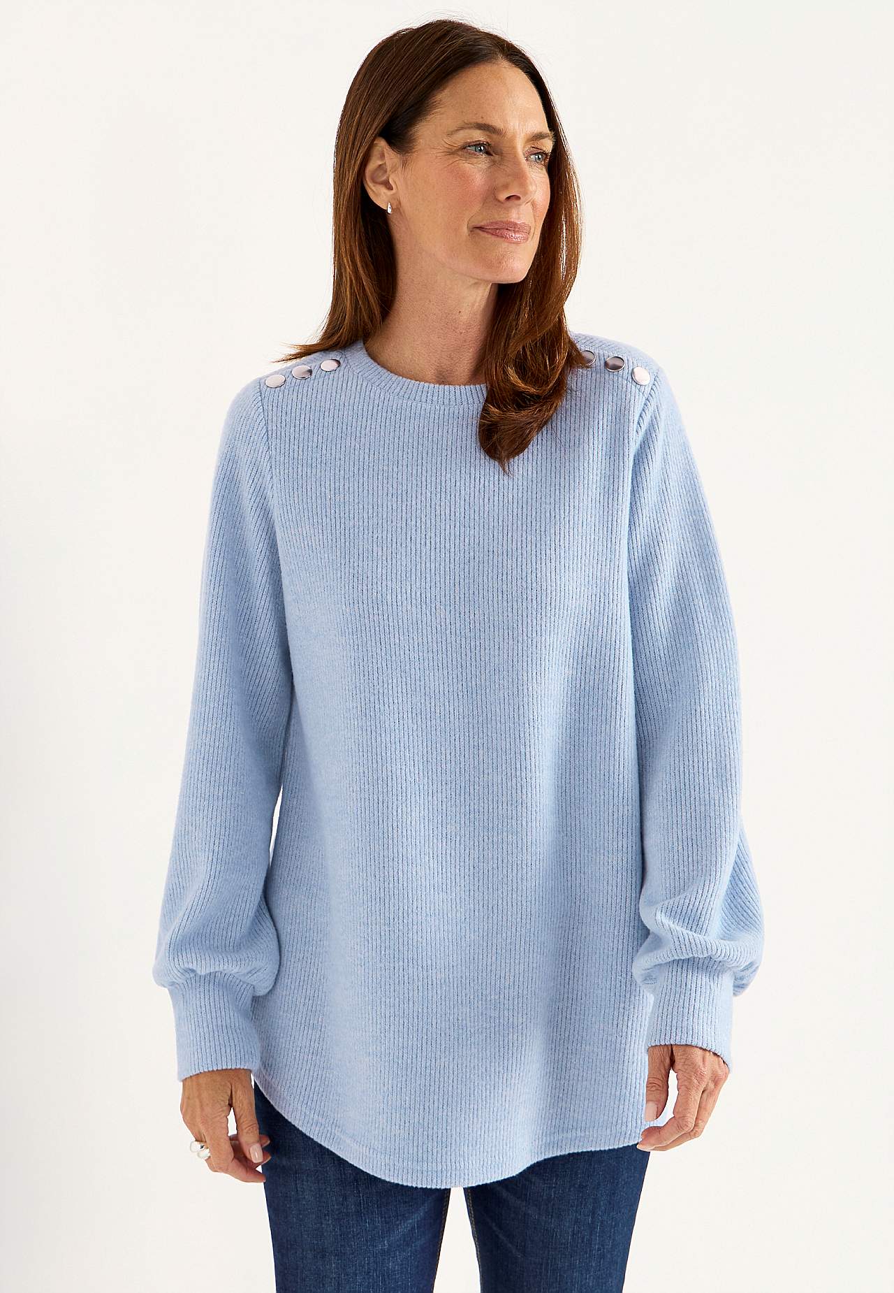 Gebreide en zachte sweater