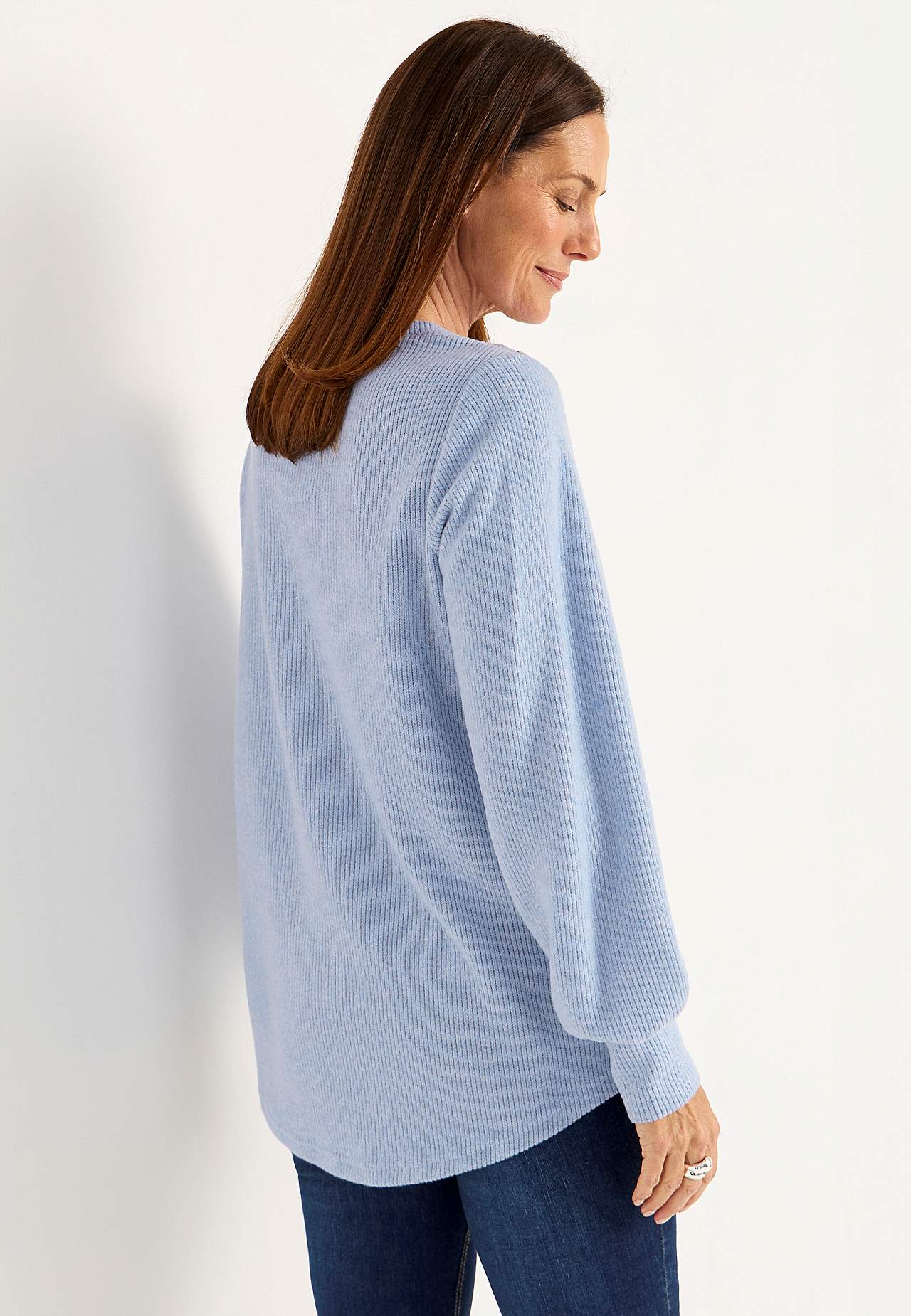 Gebreide en zachte sweater