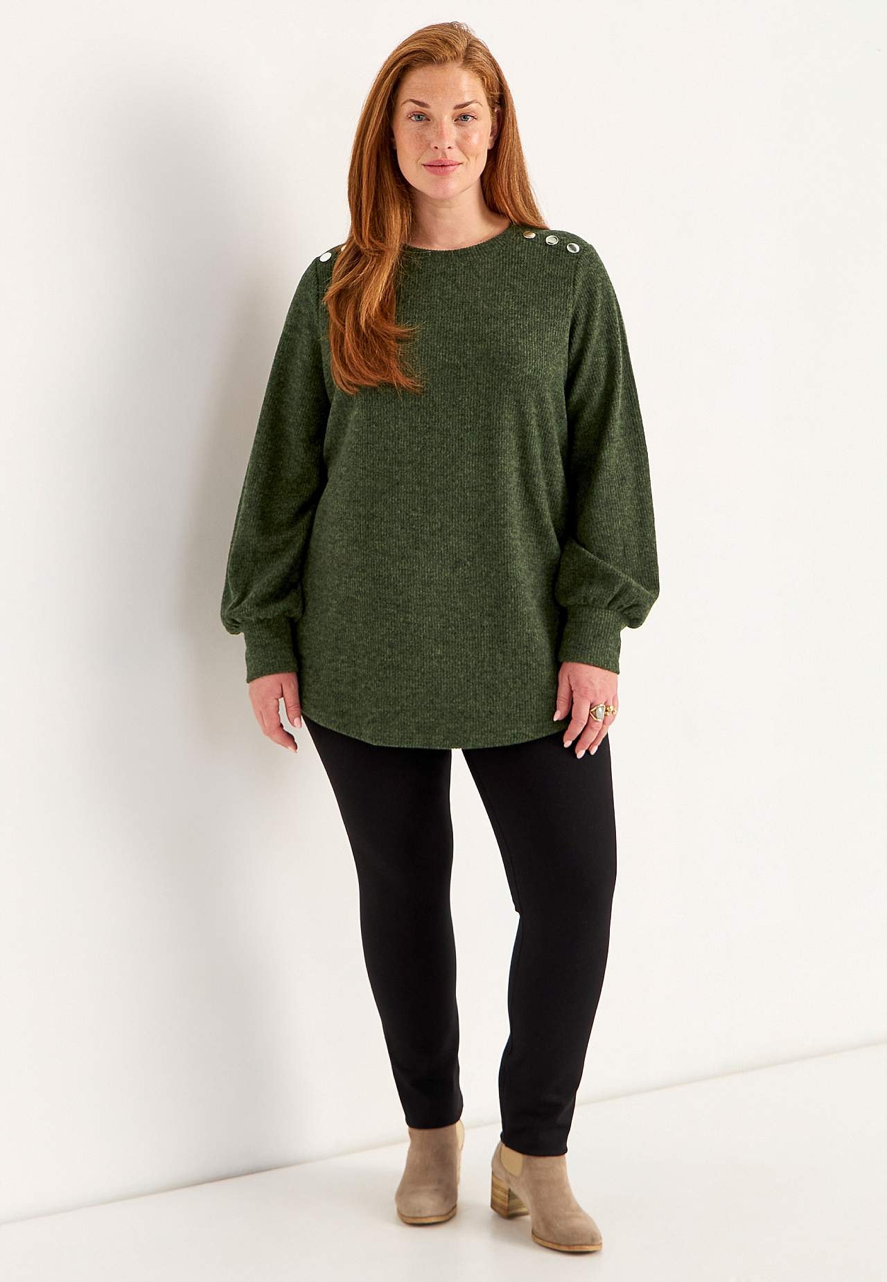 Gebreide en zachte sweater