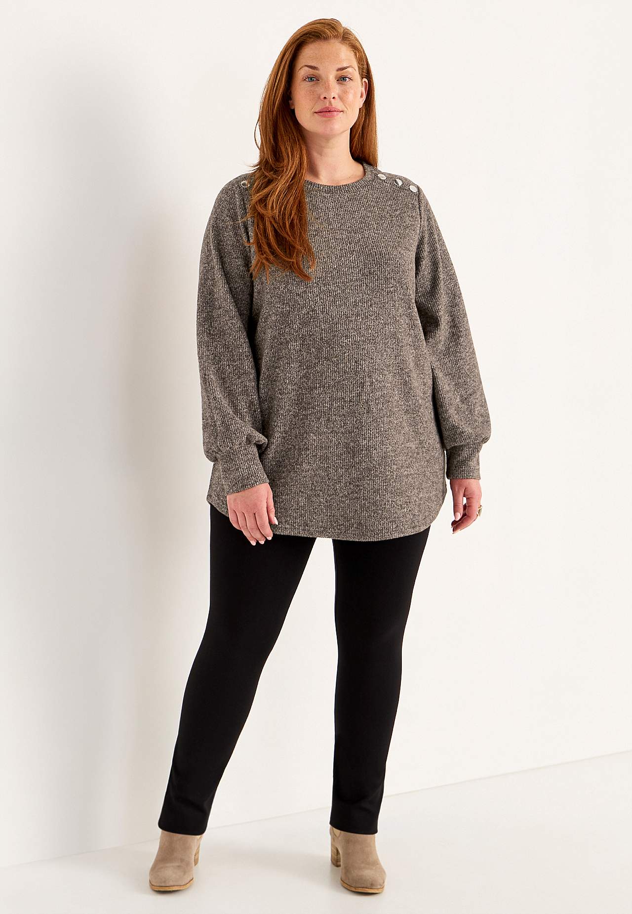 Gebreide en zachte sweater