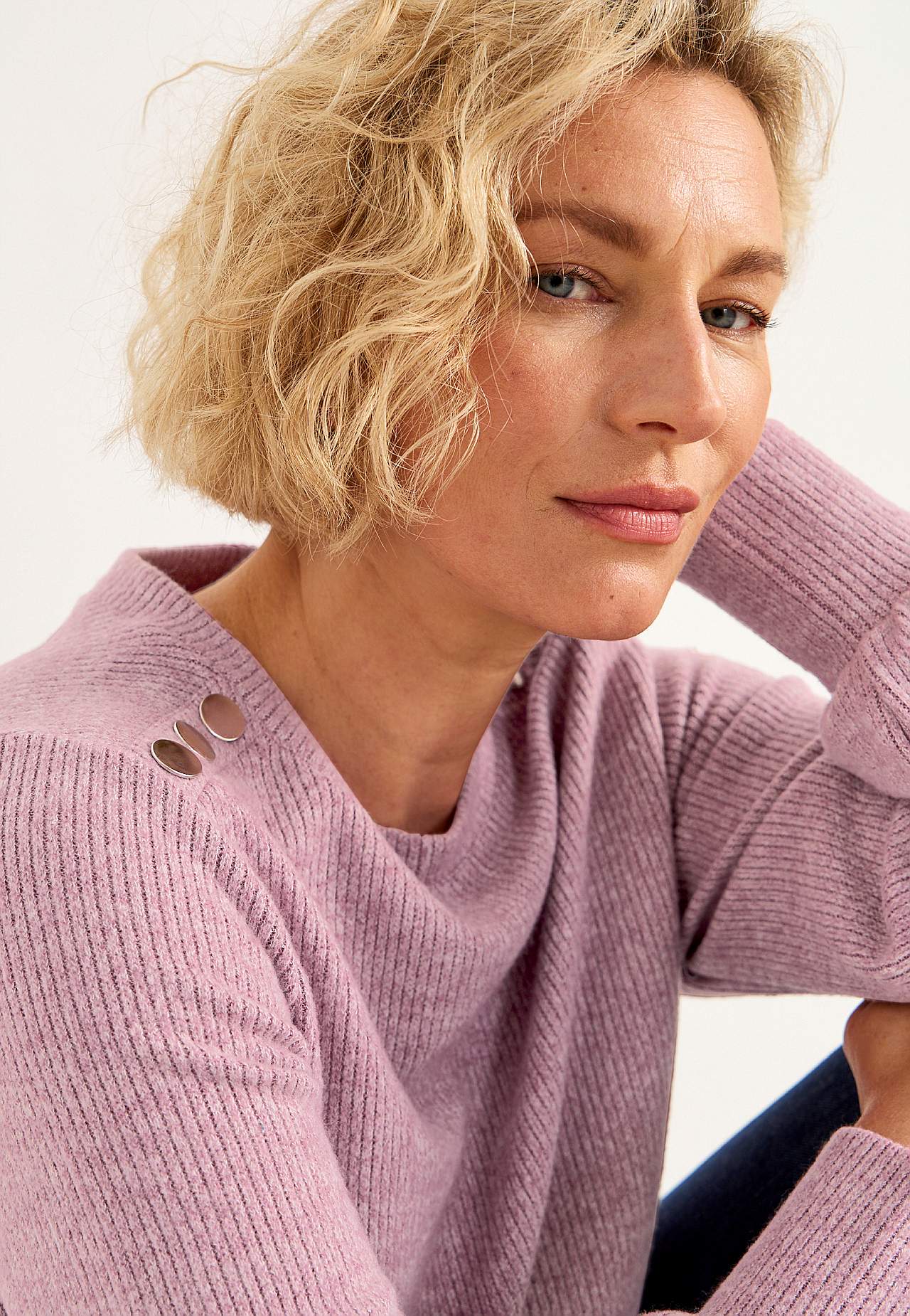 Gebreide en zachte sweater