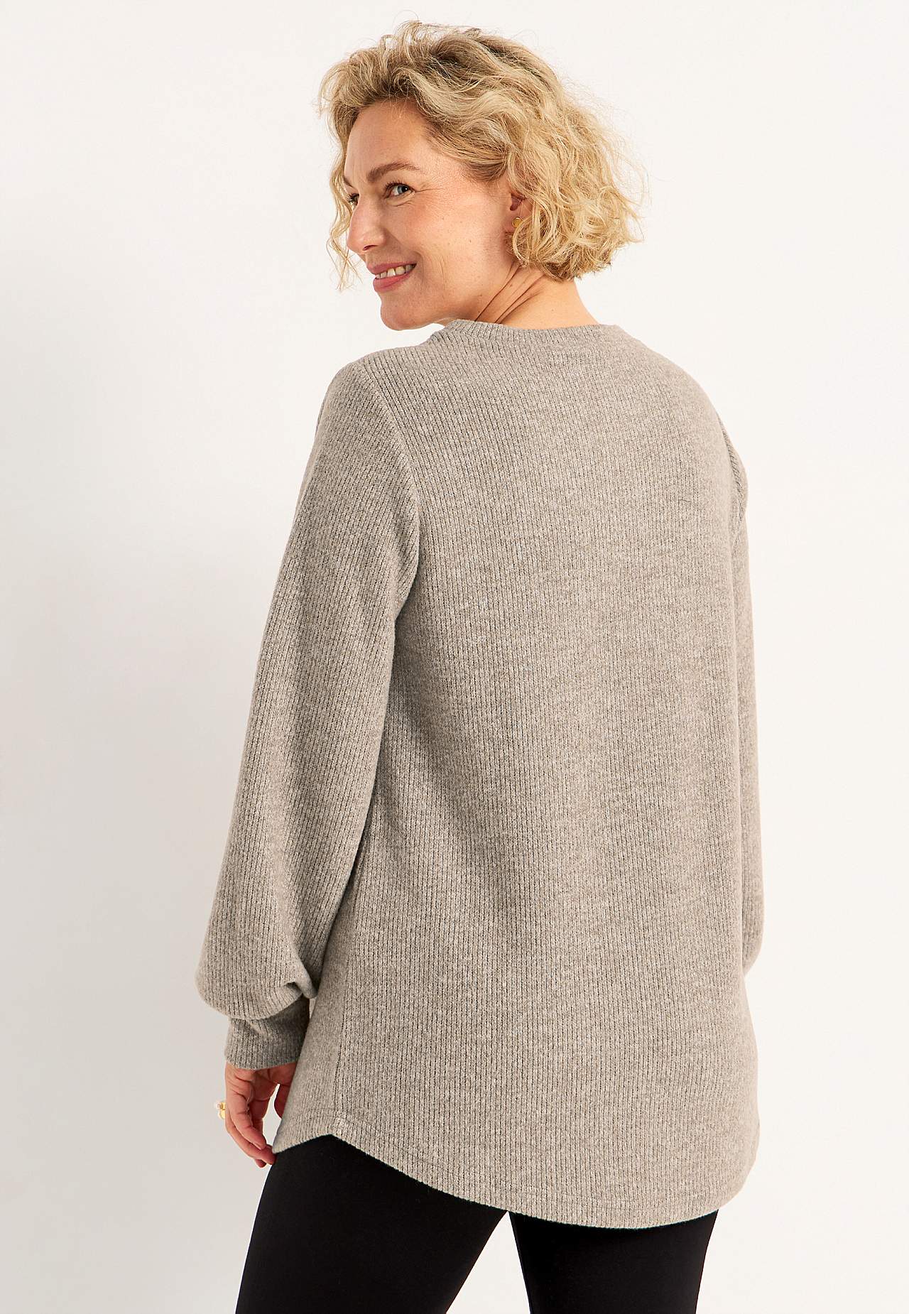 Gebreide en zachte sweater