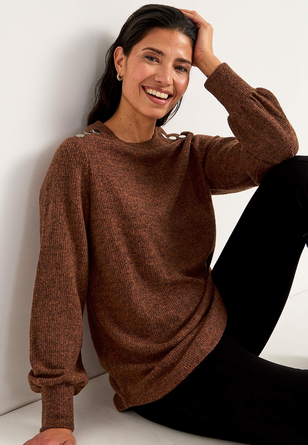 Gebreide en zachte sweater