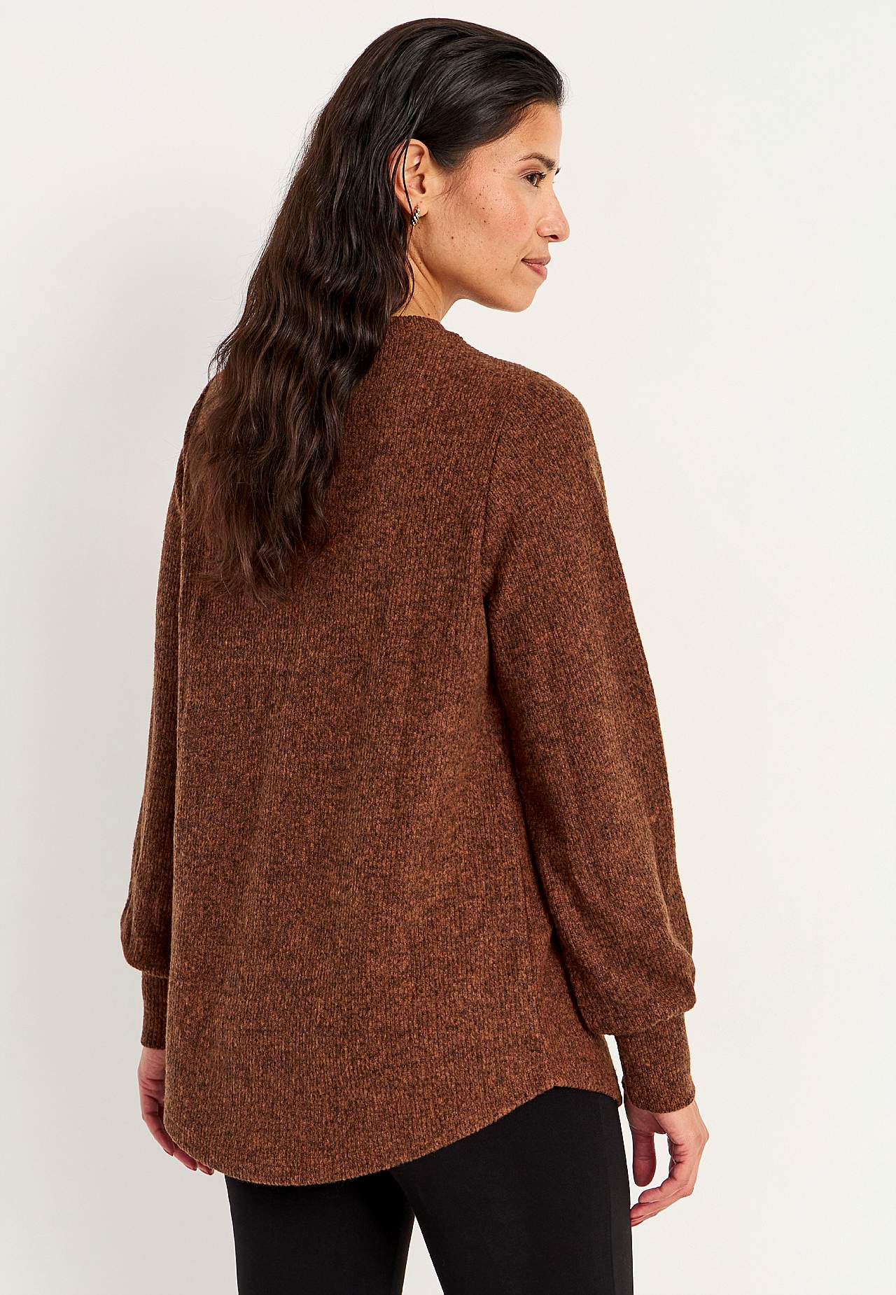 Gebreide en zachte sweater