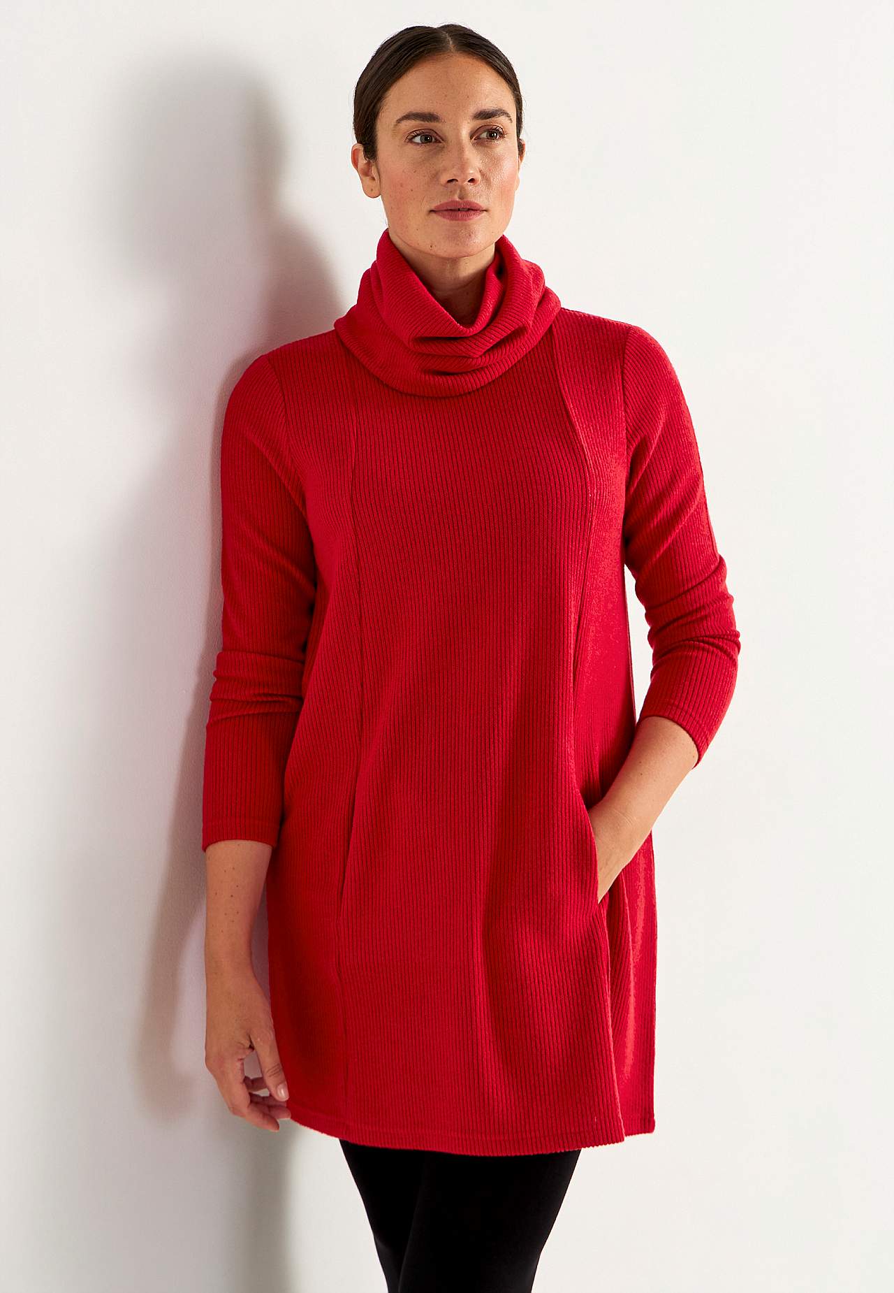 Super zachte tuniek met zakken