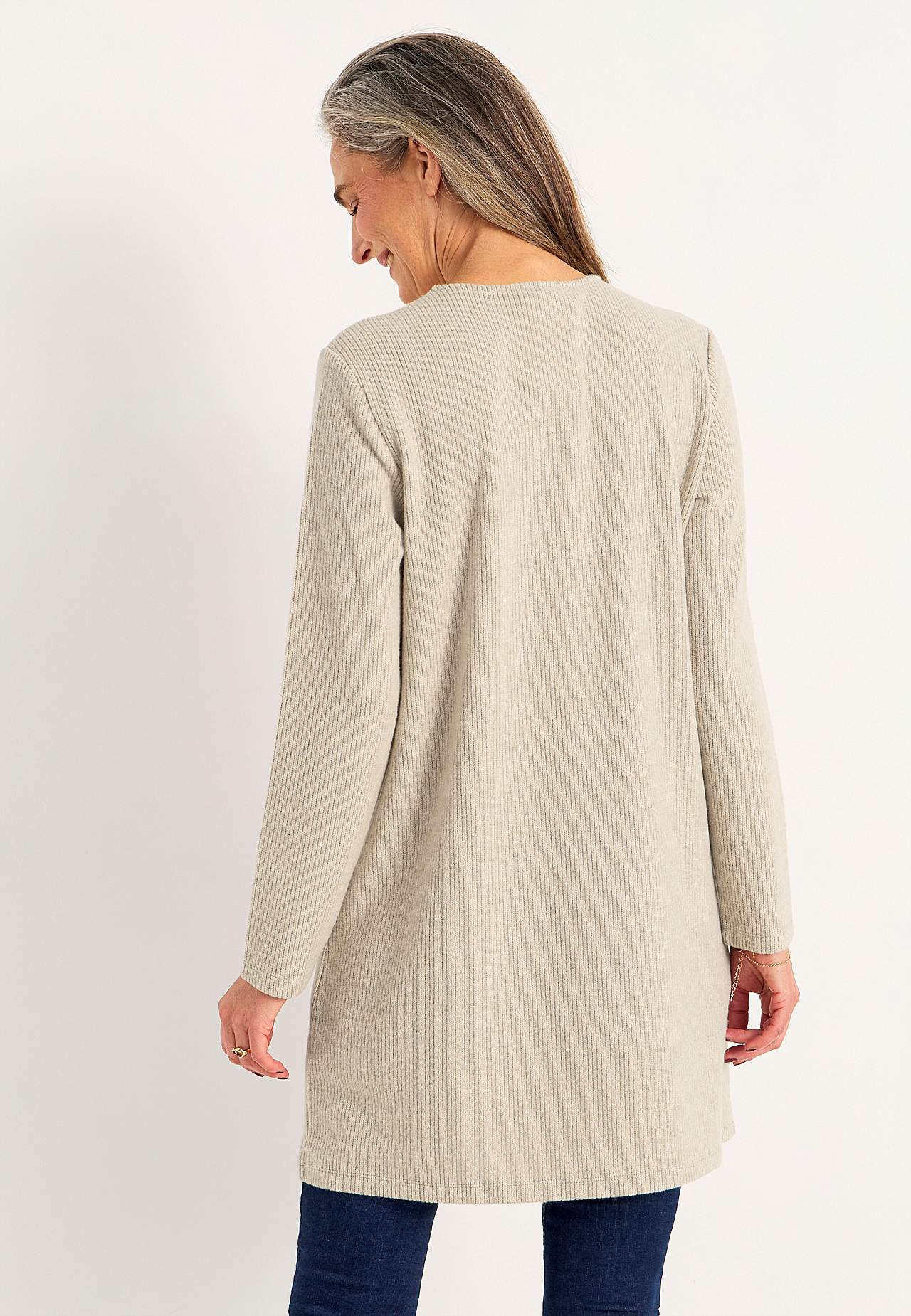 Super zachte tuniek met zakken