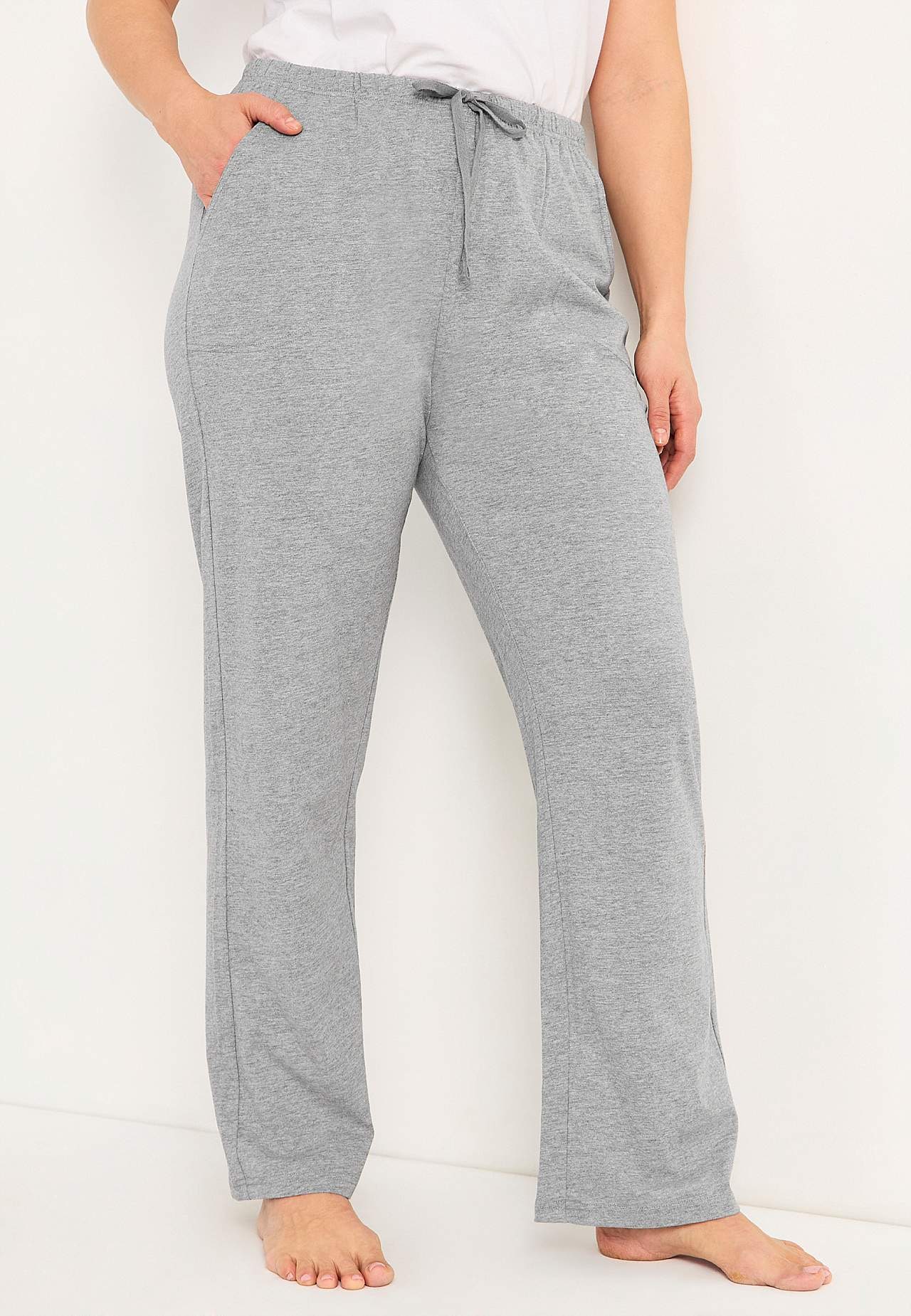 Joggingbroek van zacht tricot