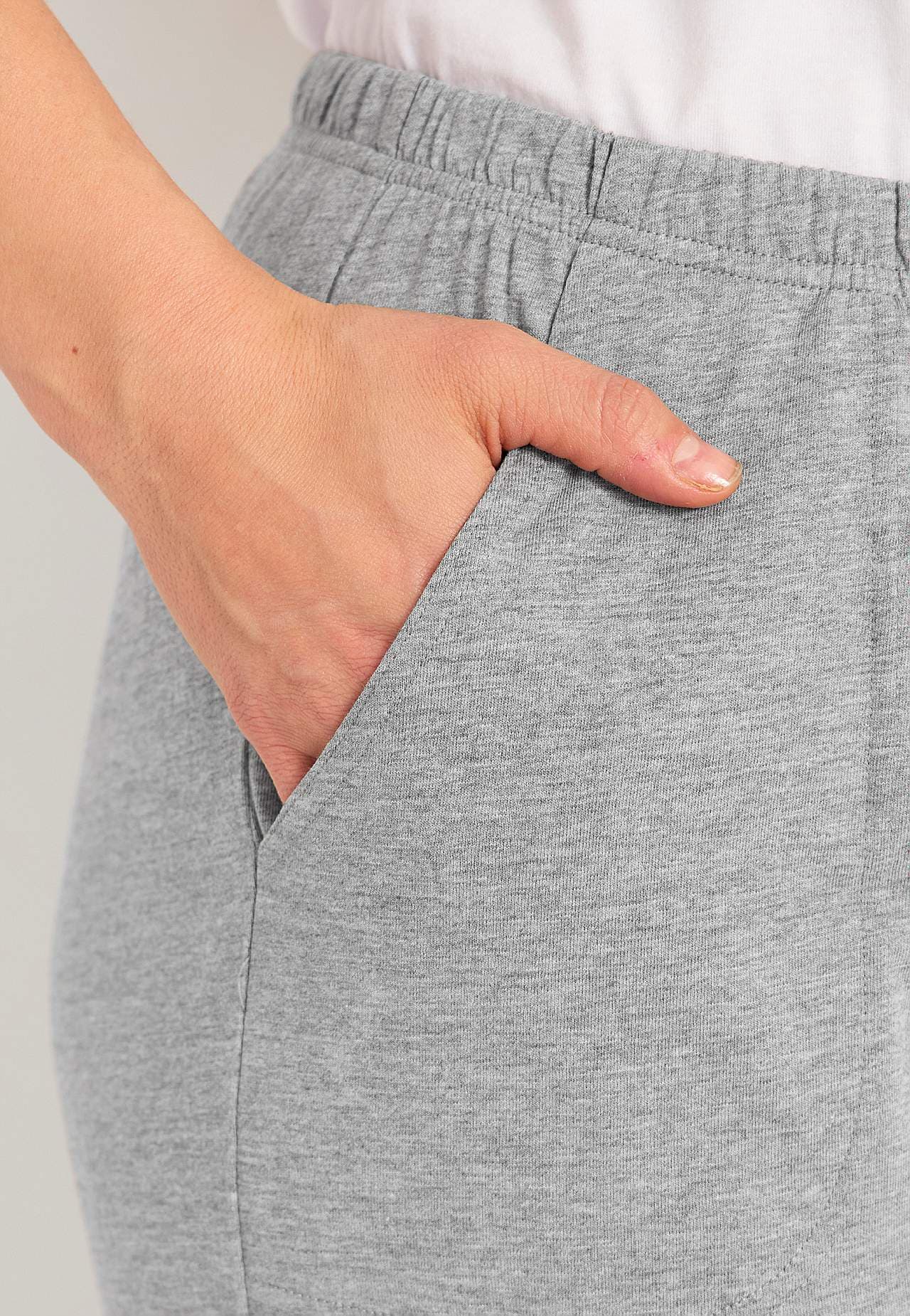 Joggingbroek van zacht tricot