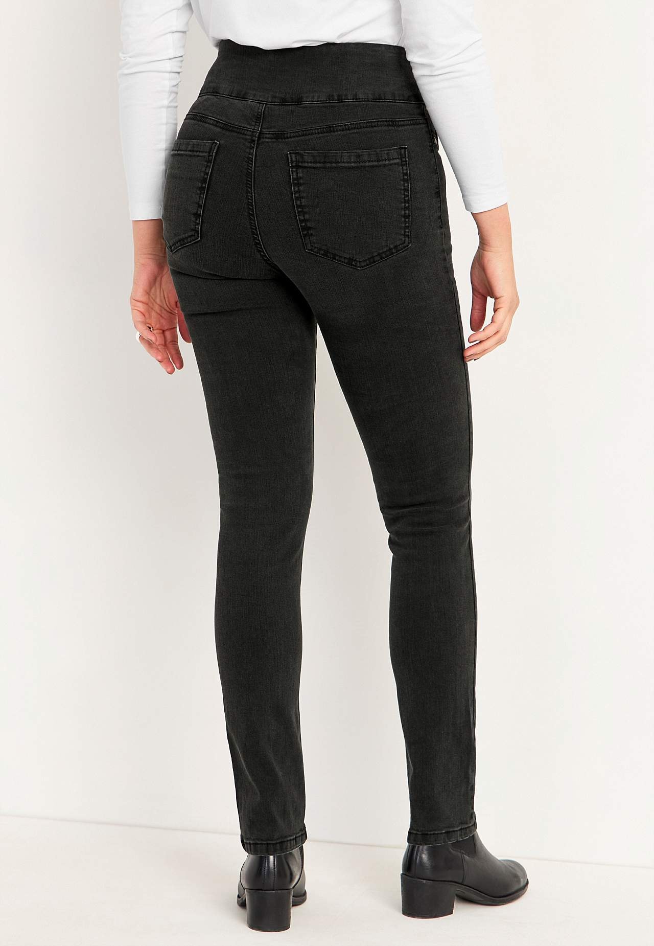 Elastische jegging met hoge elastische taille
