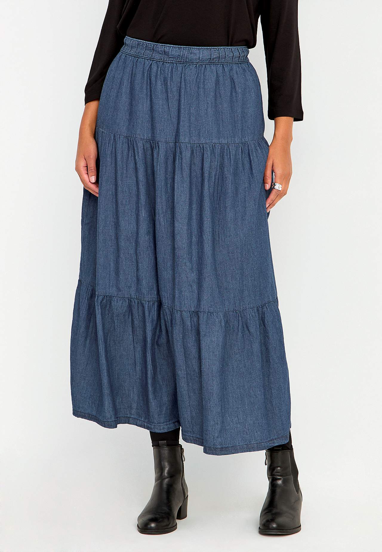 Ruchen rok van denim