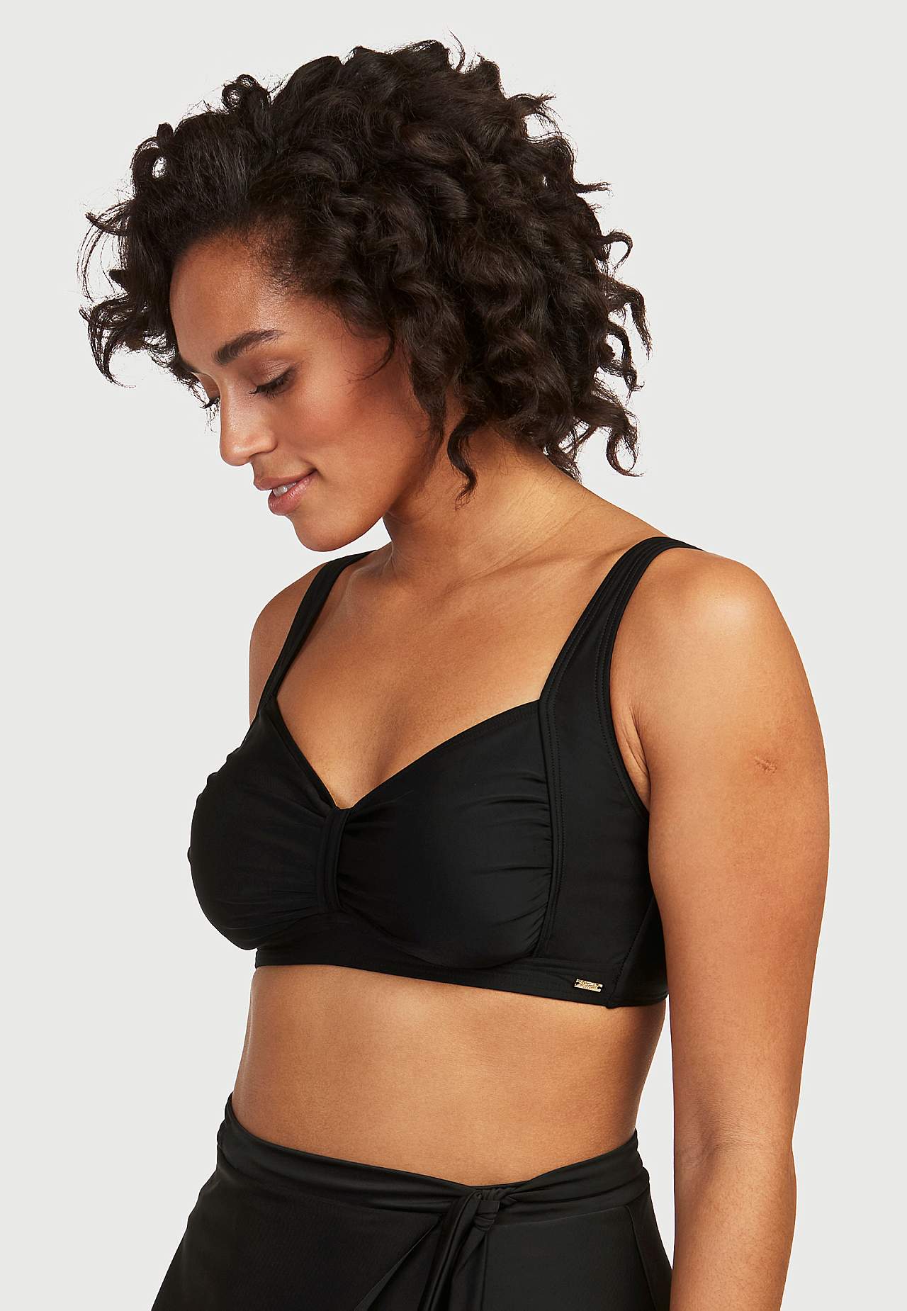 Effen-gekleurde bikini beha Brighton