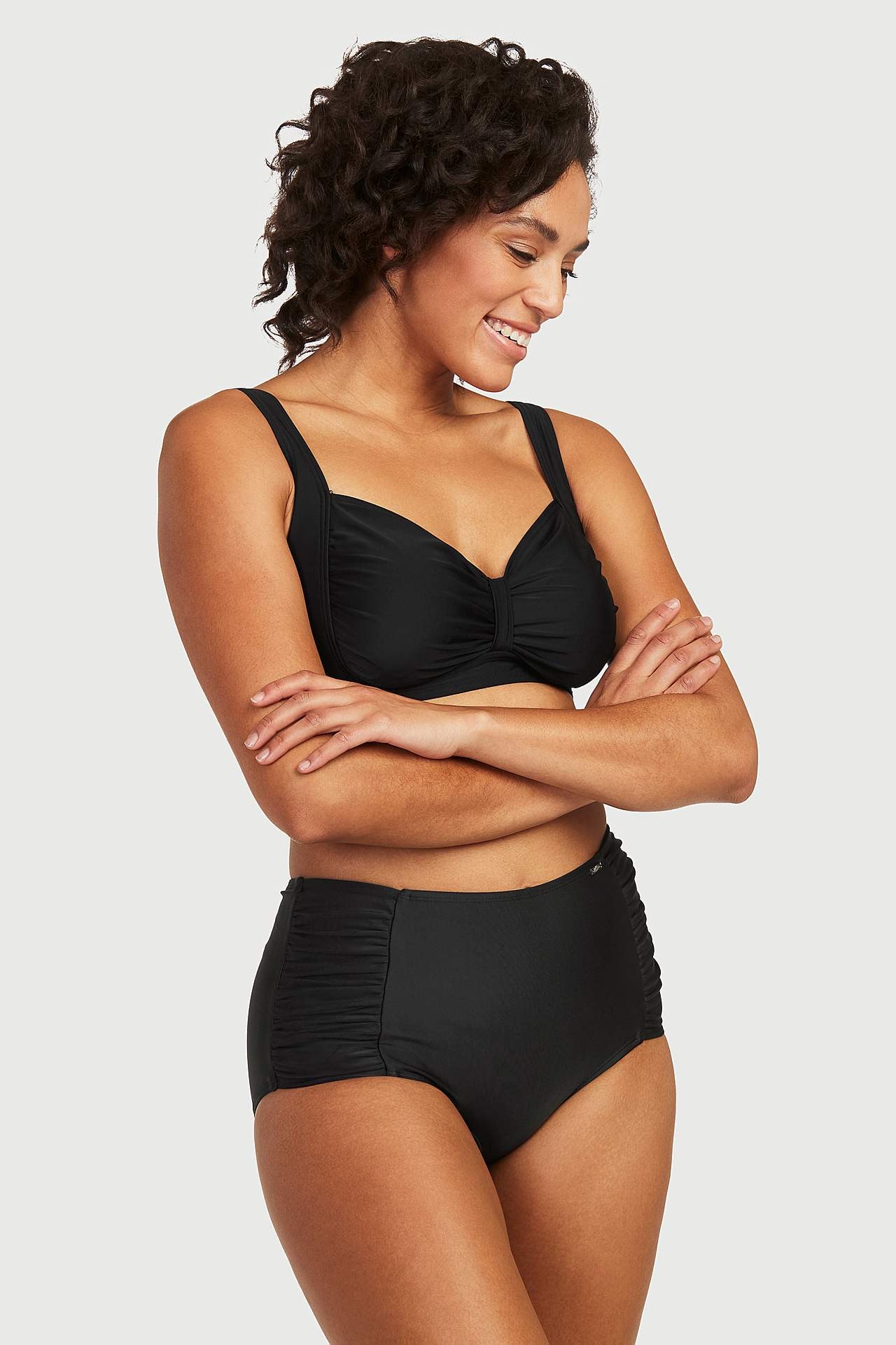 Effen-gekleurde bikini beha Brighton
