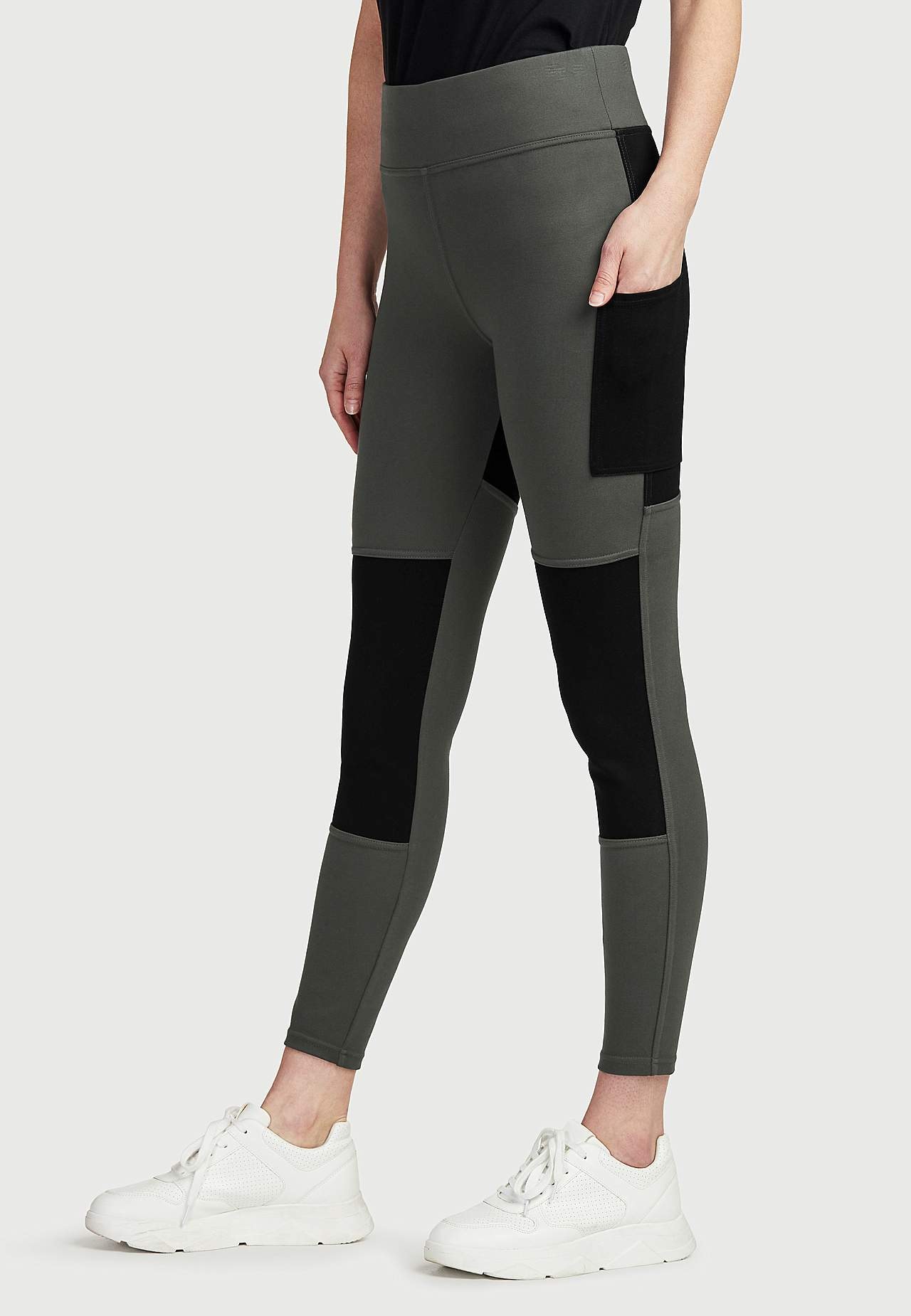 Legging met zijzakken