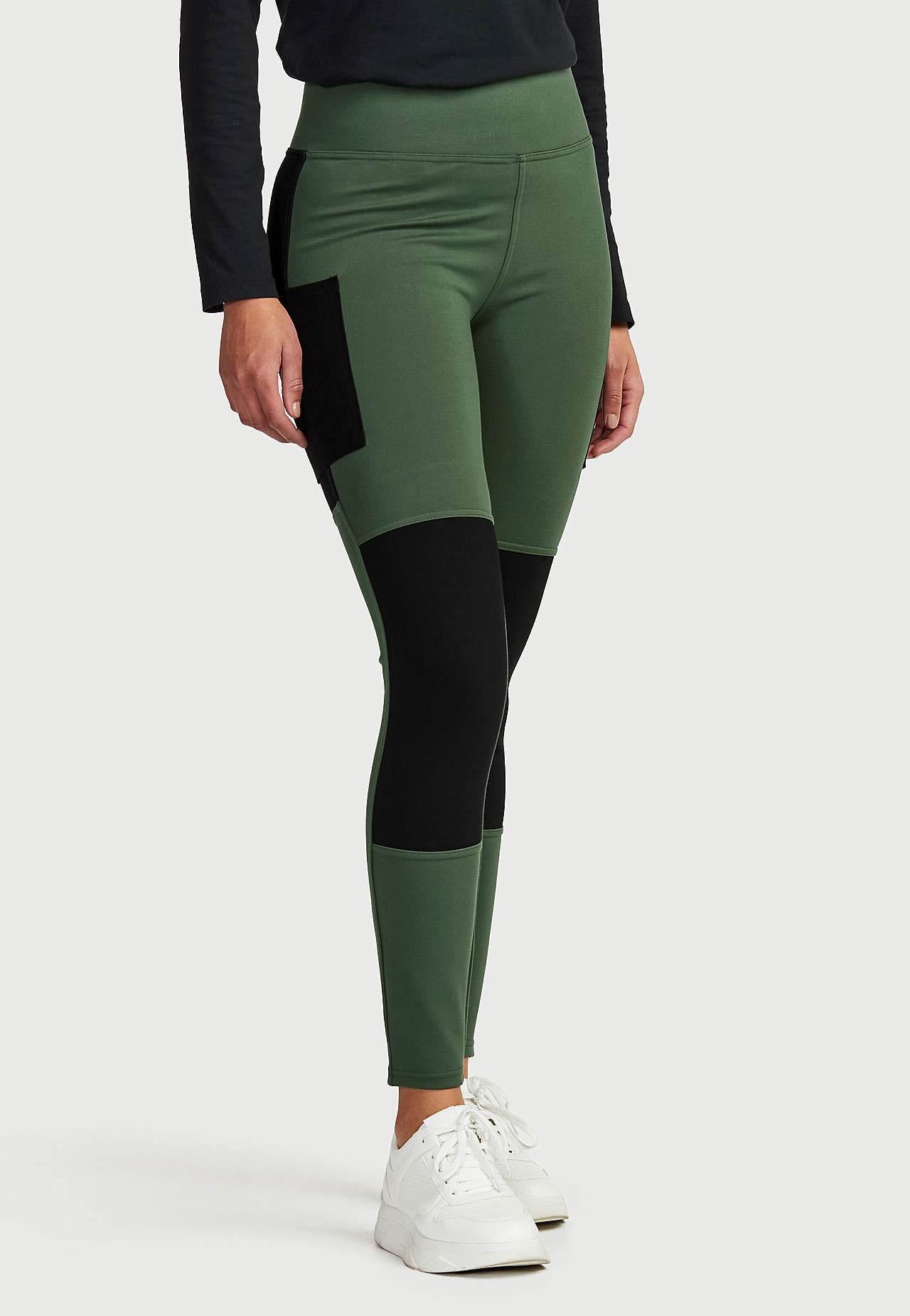 Legging met zijzakken