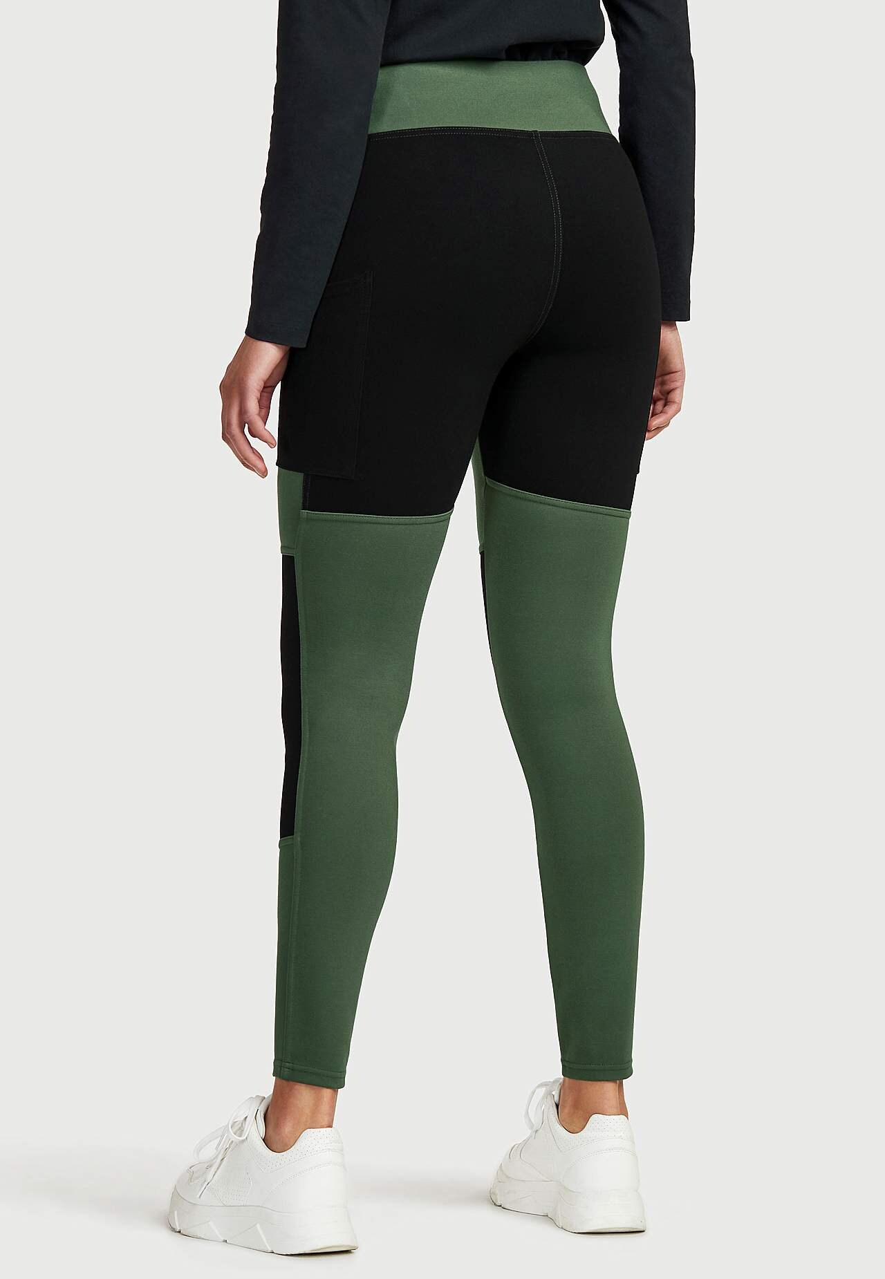 Legging met zijzakken