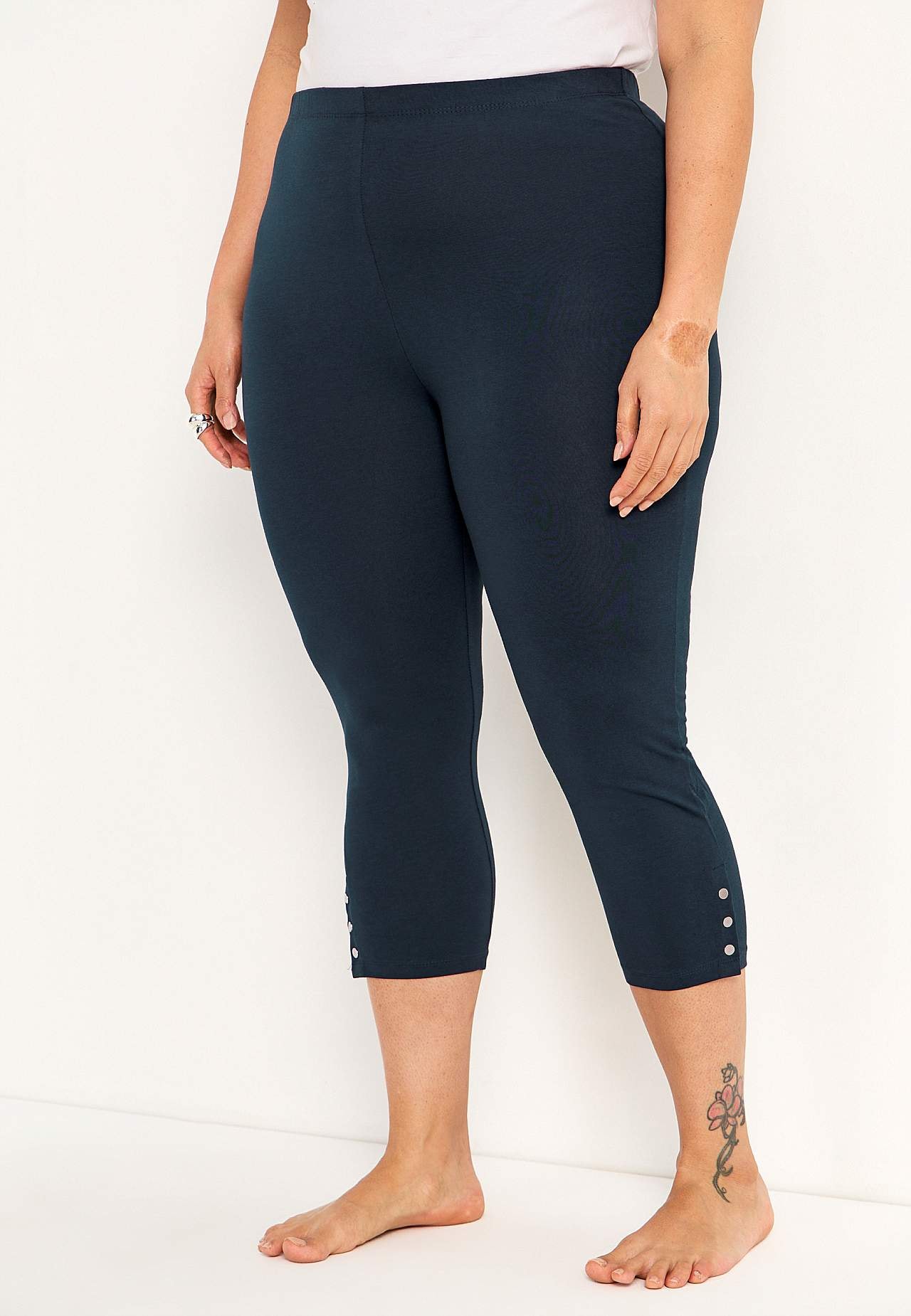 Capri legging met mooie knoop details Milly Set van 2