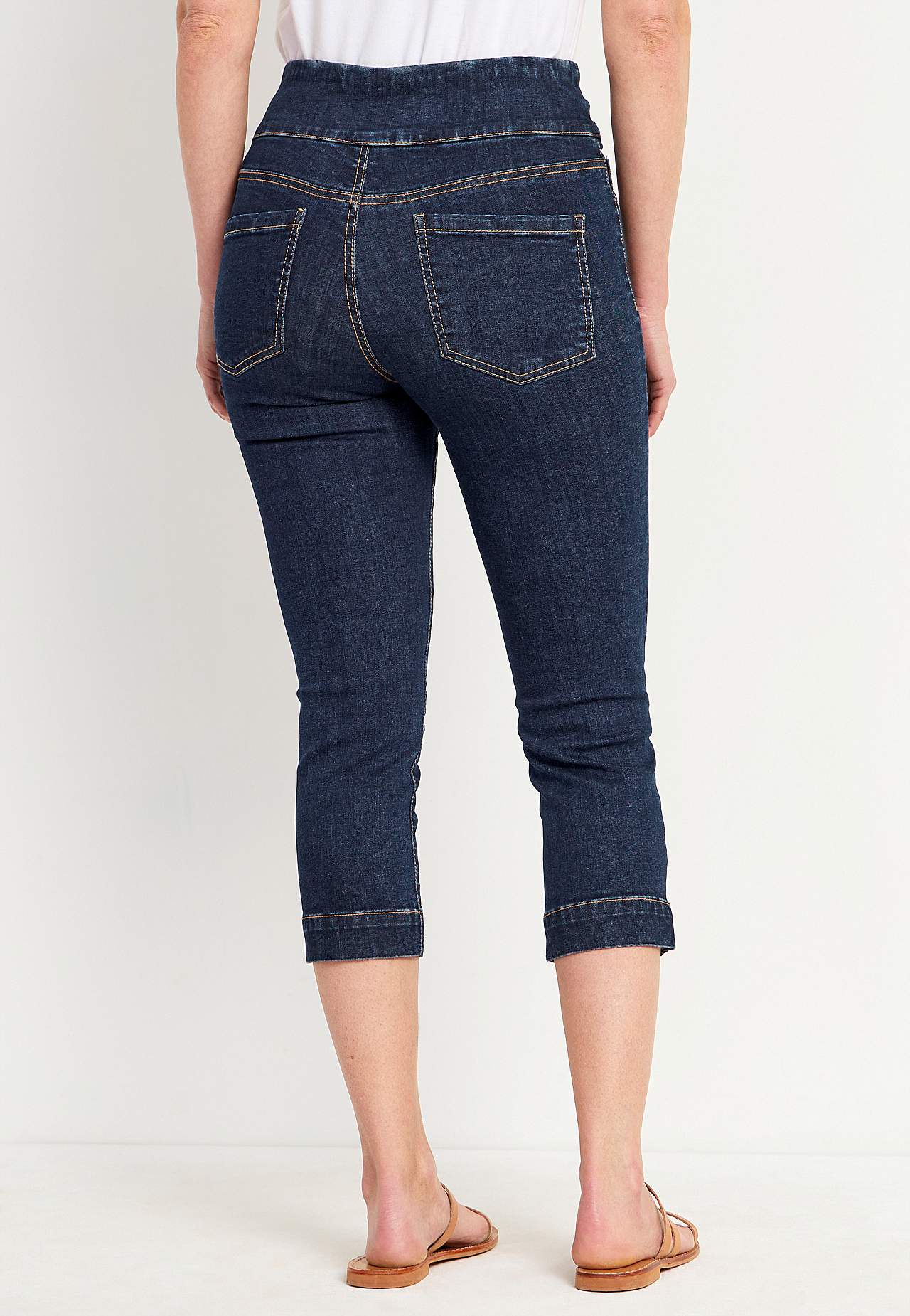 Super comfortabele capri-jegging van denim Elin