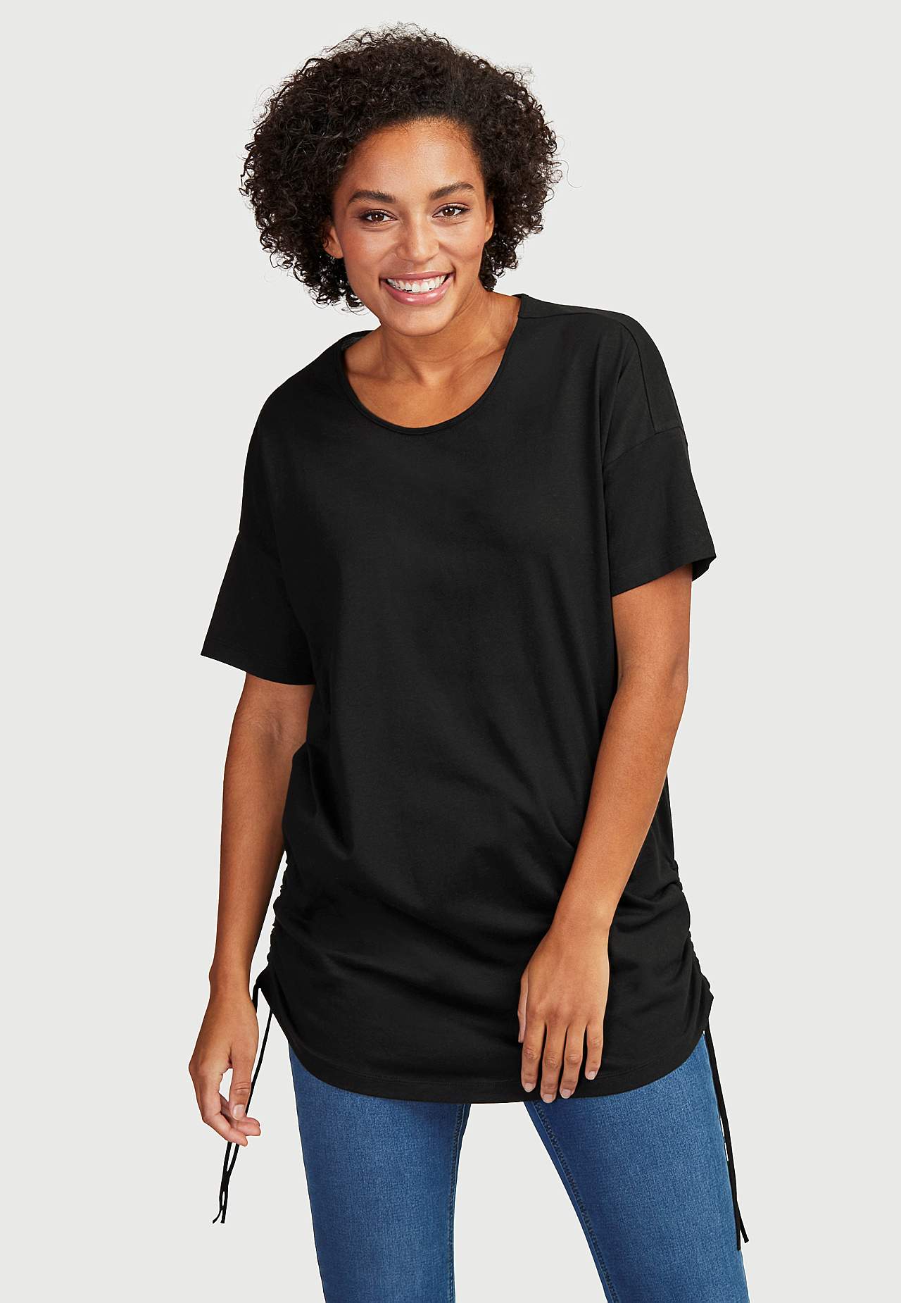 Lang jersey-topje Set van 2