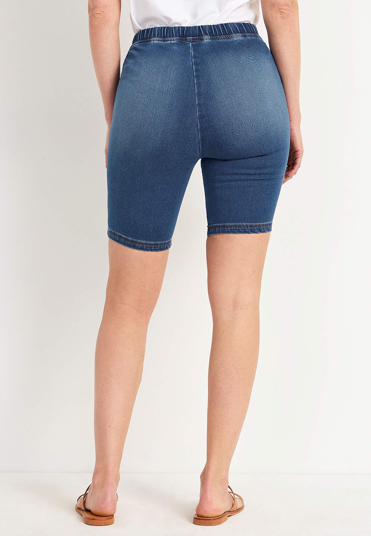 Fietsshort van denim