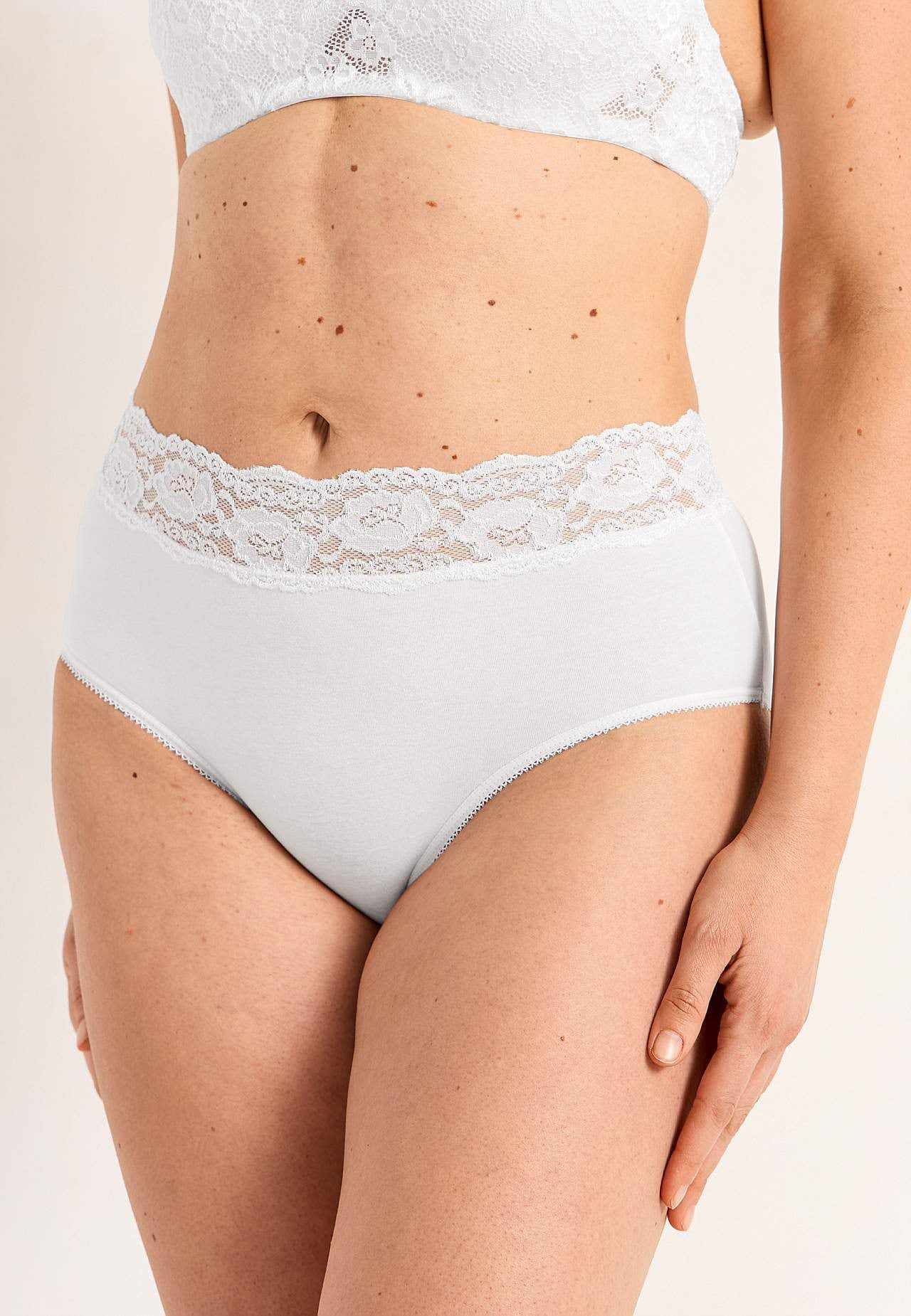 Midi-slip van katoen Set van 4