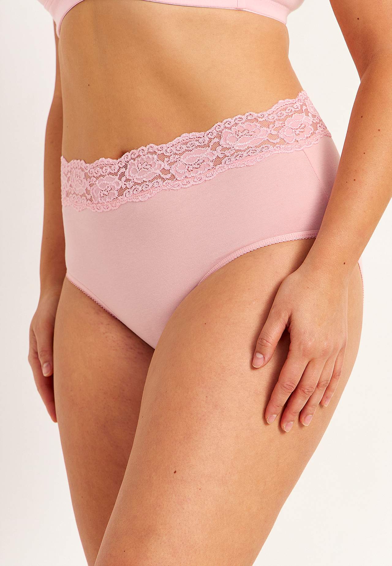 Midi-slip van katoen Set van 4