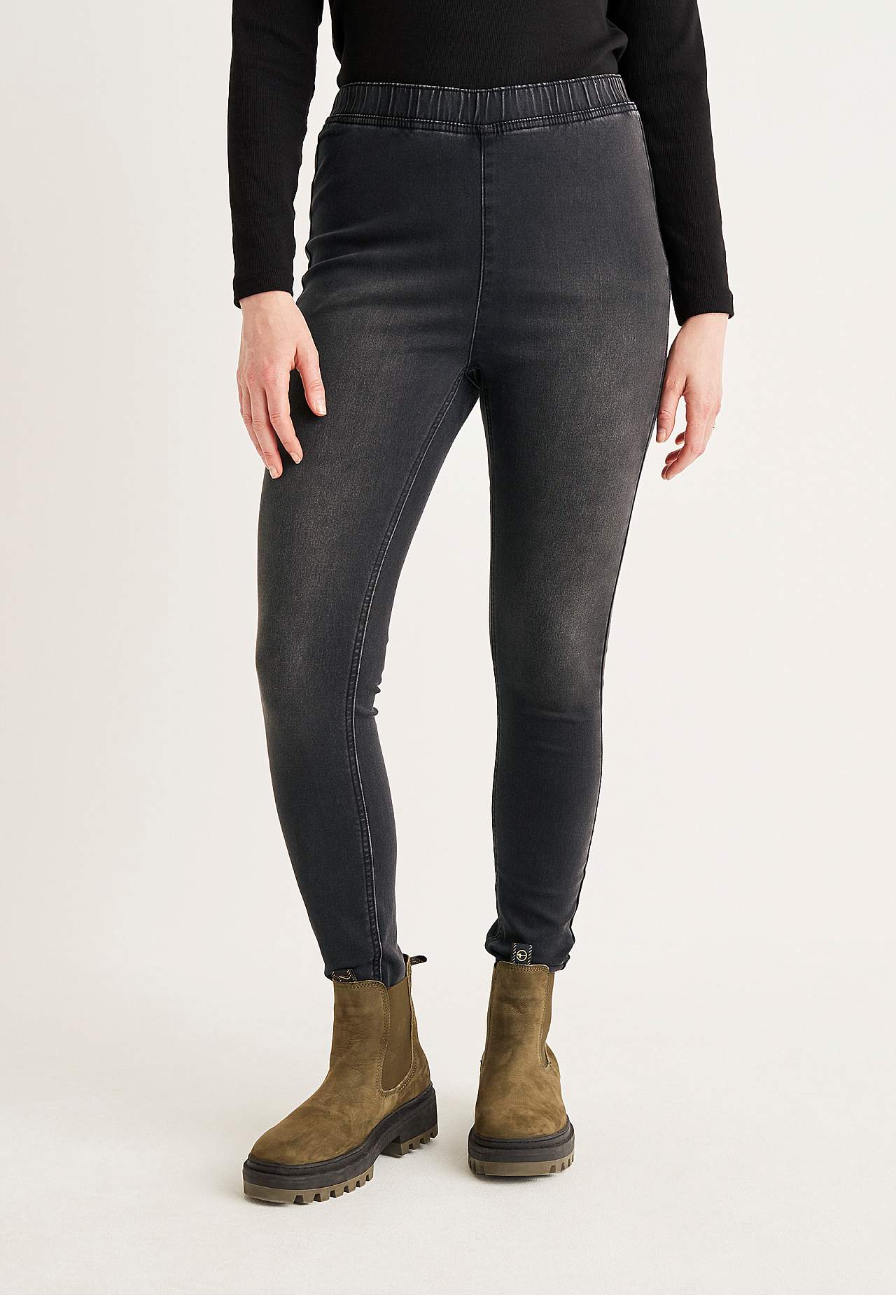 Denim legging