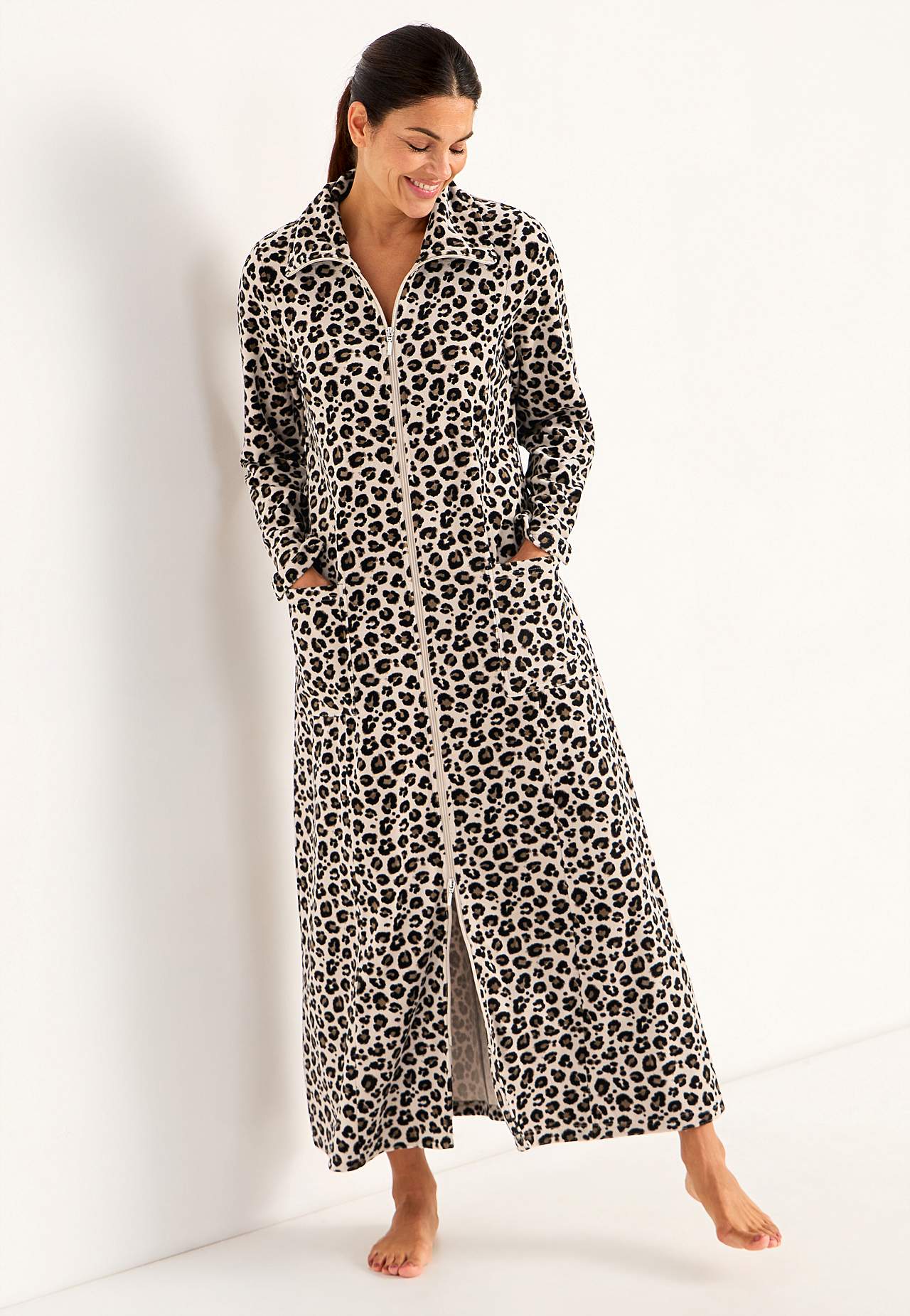 Verlours en lange gewaad Wilma