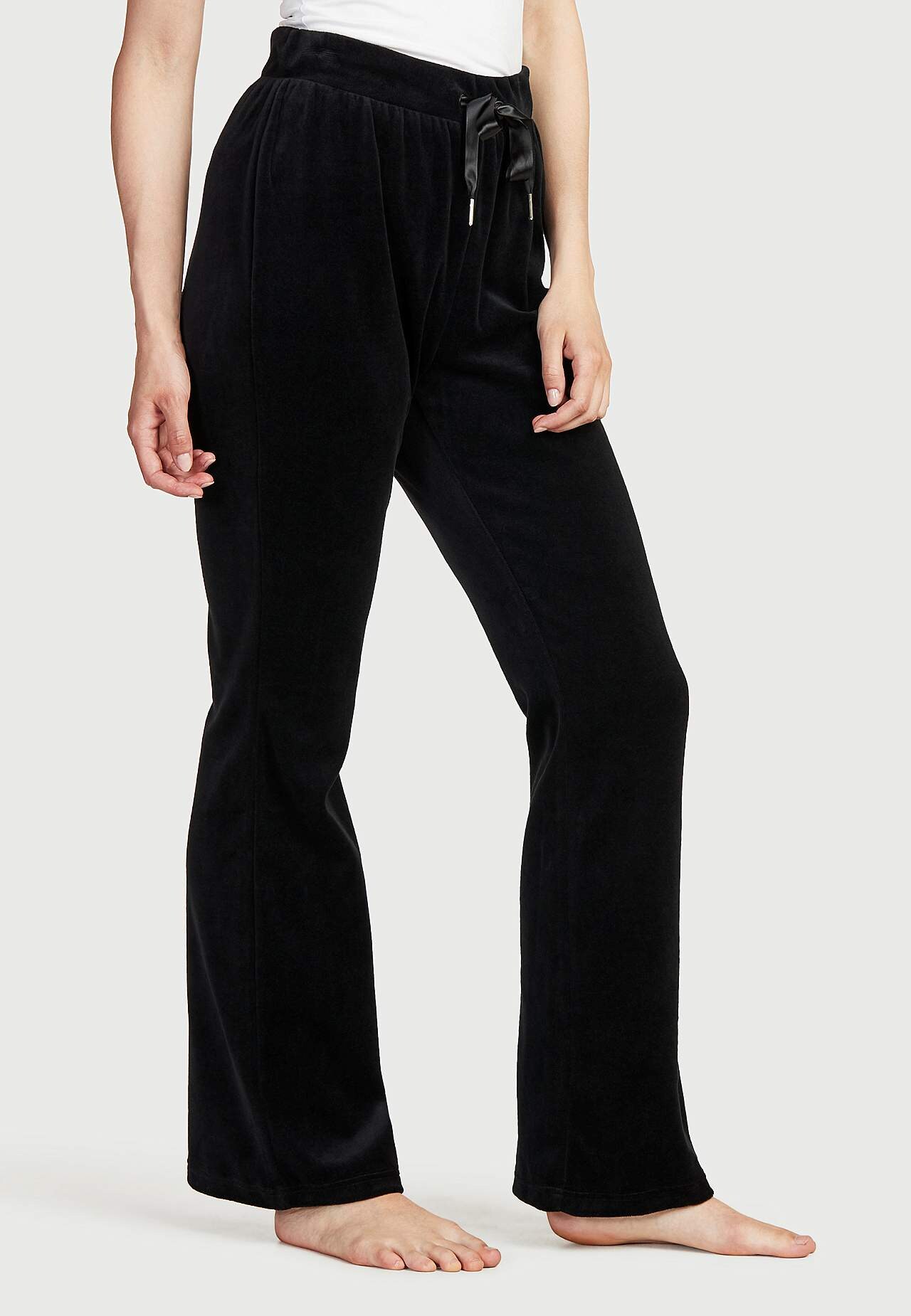 Fluwelen broek met bootcut Wilma